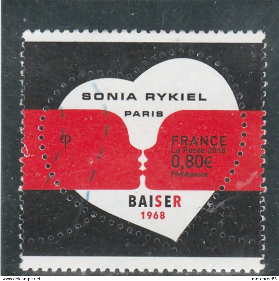 FRANCE 2018 SONIA RYKIEL PARIS BAISER OBLITERE - YT 5198 - Oblitérés