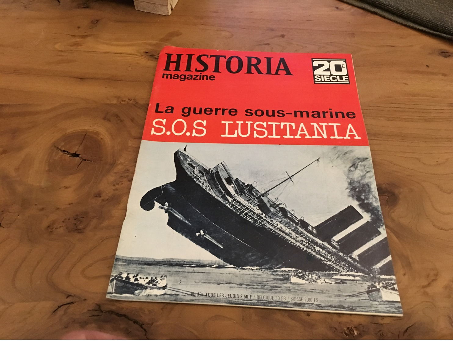 169/  HISTORIA 20EME SIECLE N°121 LA GUERRE SOUS MARINE S O S LUSITANIA - Histoire