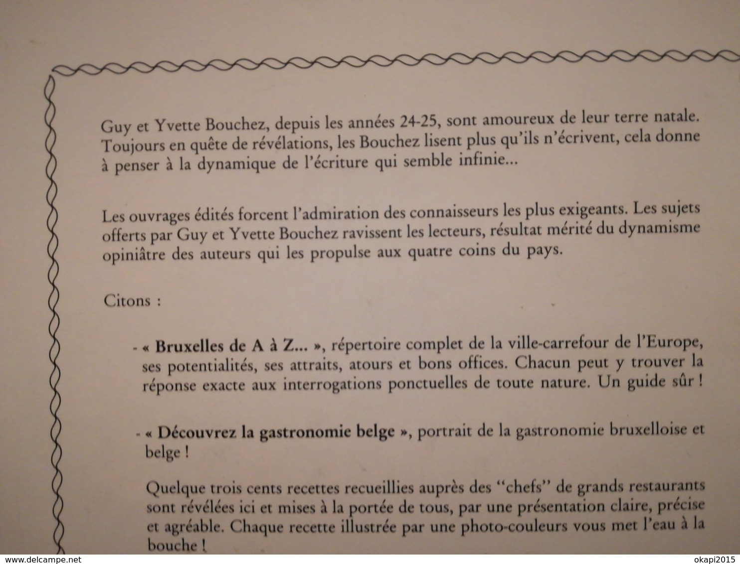 DÉCOUVREZ LA GASTRONOMIE BELGE VIEUX LIVRE CUISINE RÉGIONALISME BELGIQUE BRUXELLES ANNÉE 1983 - Gastronomie