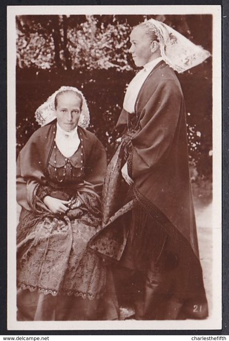 CDV PHOTO COSTUME COIFFE BRETONNE BRETON - PAS MONTEE SUR CARTON ( épreuve ?) - Personas Anónimos