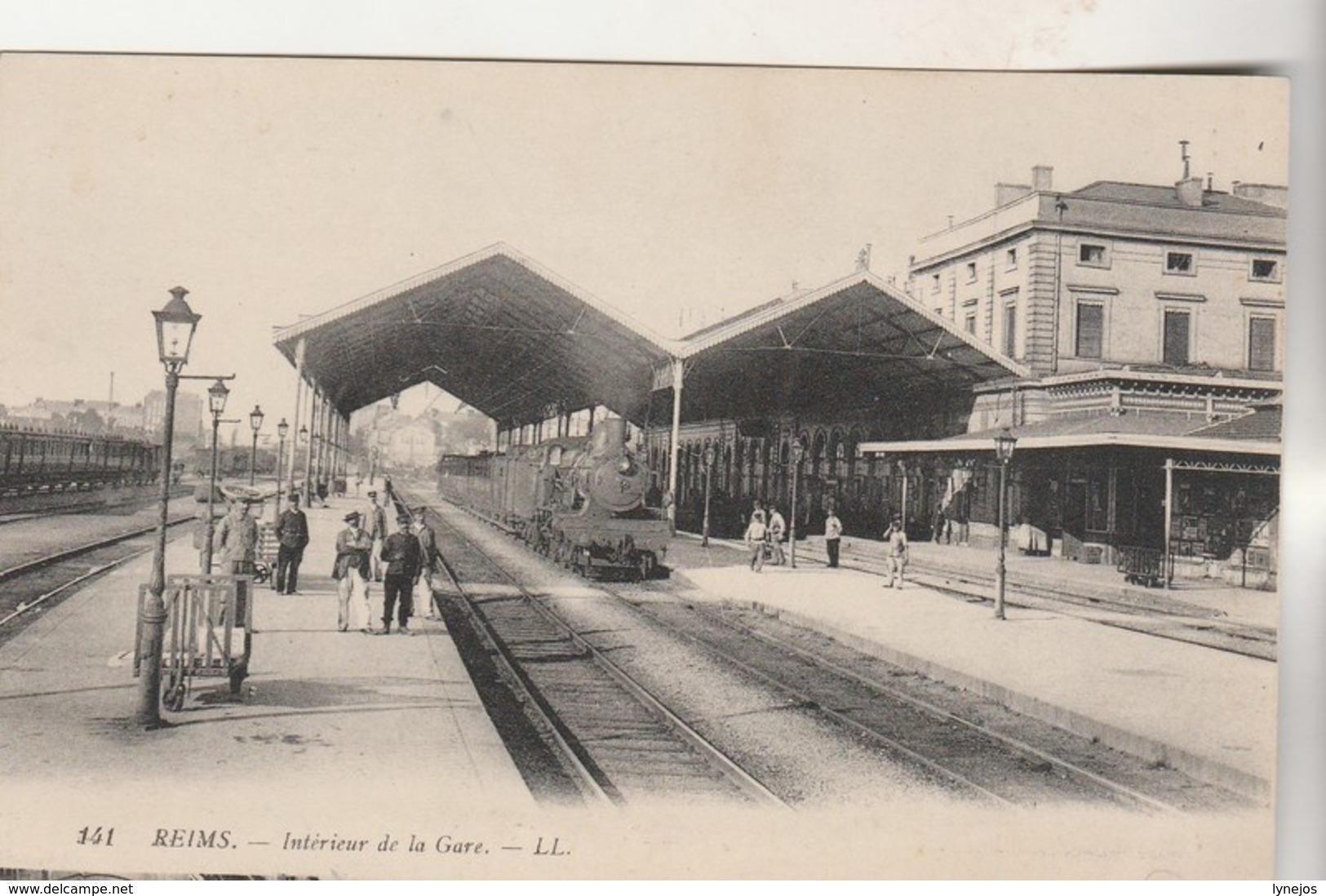 Cpa 51 Reims Intérieur De La Gare - Reims