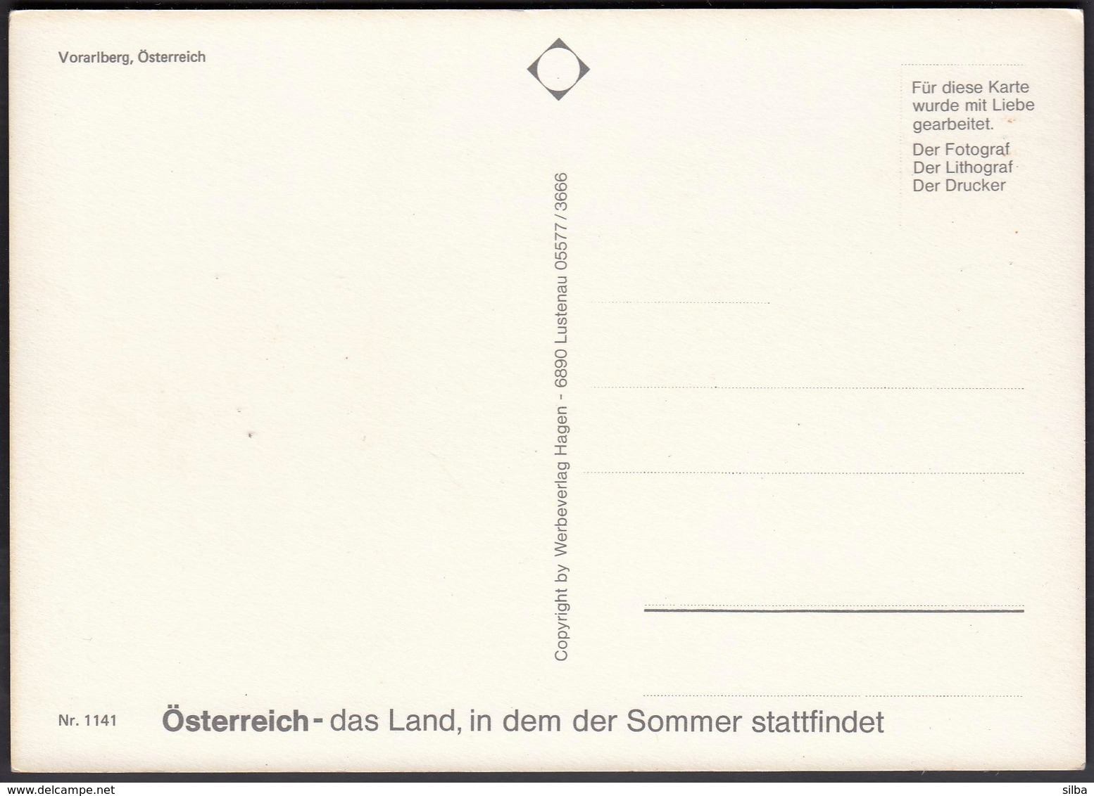 Austria / Vorarlberg / Urlaubsparadies Brandnertal-Bludenz-Walgau / Landkarte, Panoramakarte / Uncirculated, Unused - Bludenz