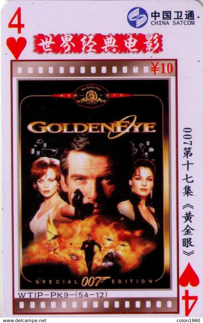 TARJETA TELEFONICA DE CHINA. CINE, 007 GOLDENEYE (216) - Cinéma