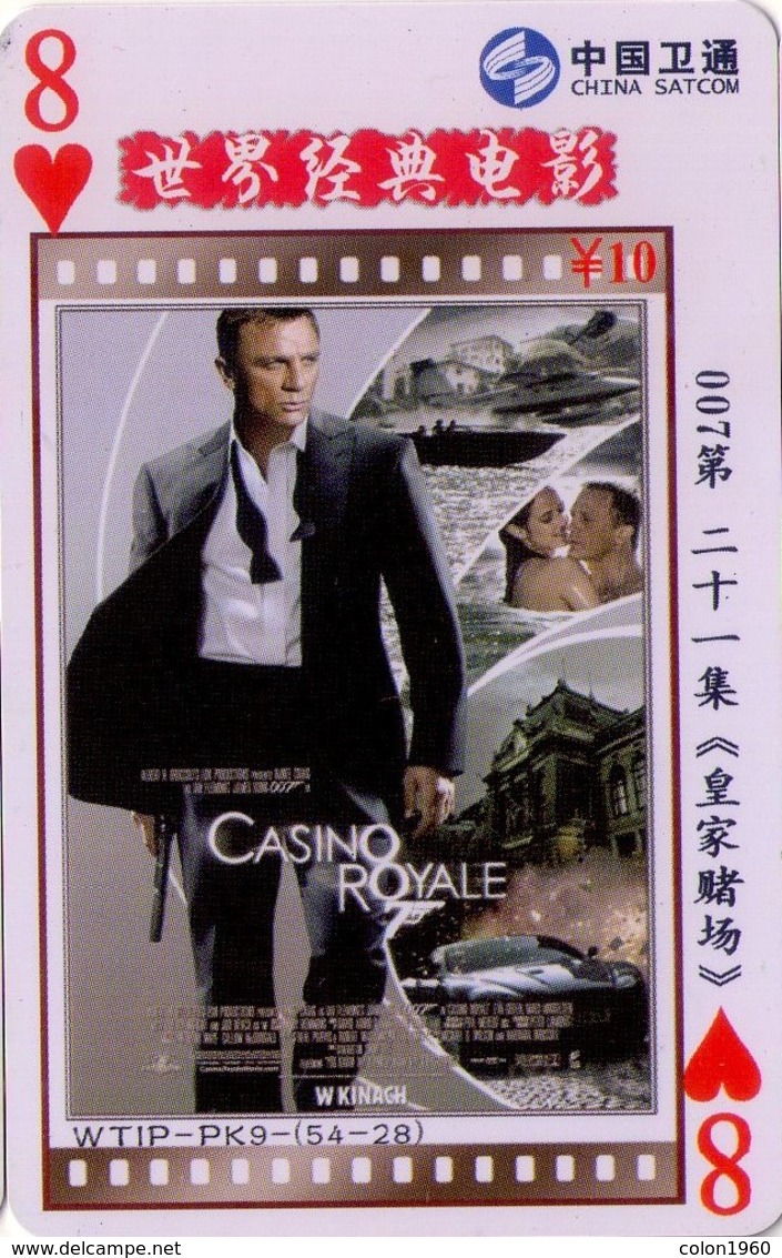 TARJETA TELEFONICA DE CHINA. CINE, 007 CASINO ROYALE (219) - Cinéma