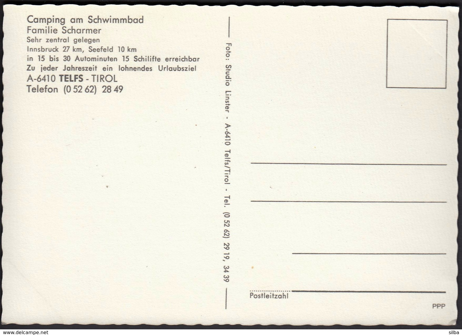 Austria / Telfs / Camping Am Schwimmbad / Uncirculated, Unused - Autres & Non Classés