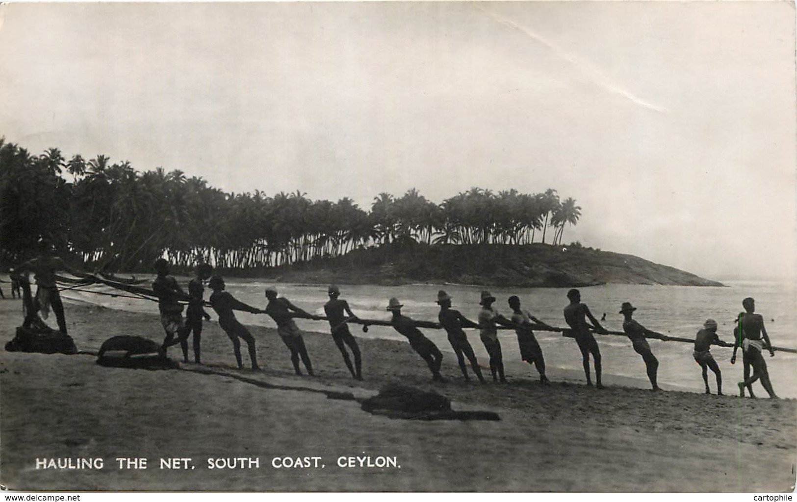 SRI LANKA - Hauling The Net - South Coast - Ceylon (timbre Français Croix Rouge 1952) - Sri Lanka (Ceylon)