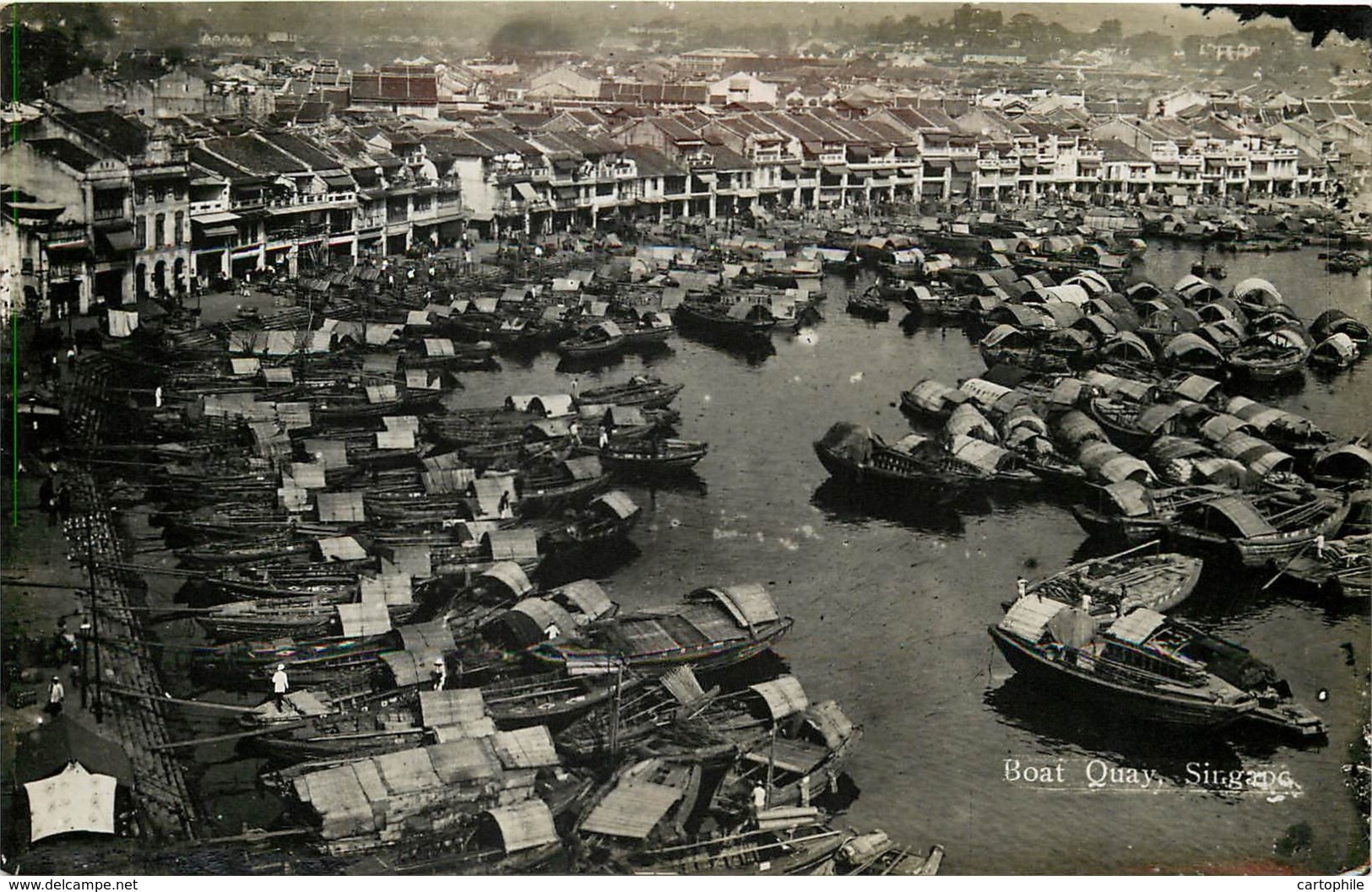 SINGAPOUR - Boat Quay - Singapore 1938 - Singapore