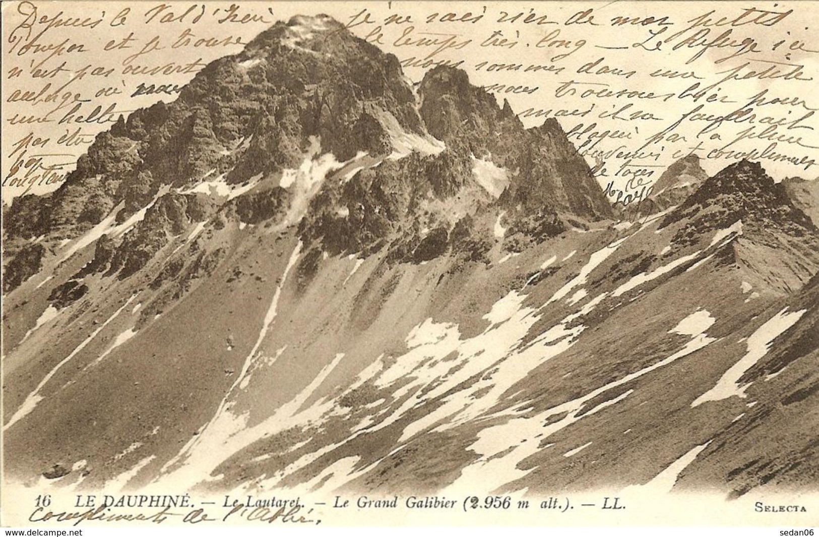 CPA - HAUTES-ALPES - Le LAUTARET, Le Grand Galibier (2956m) - Other & Unclassified