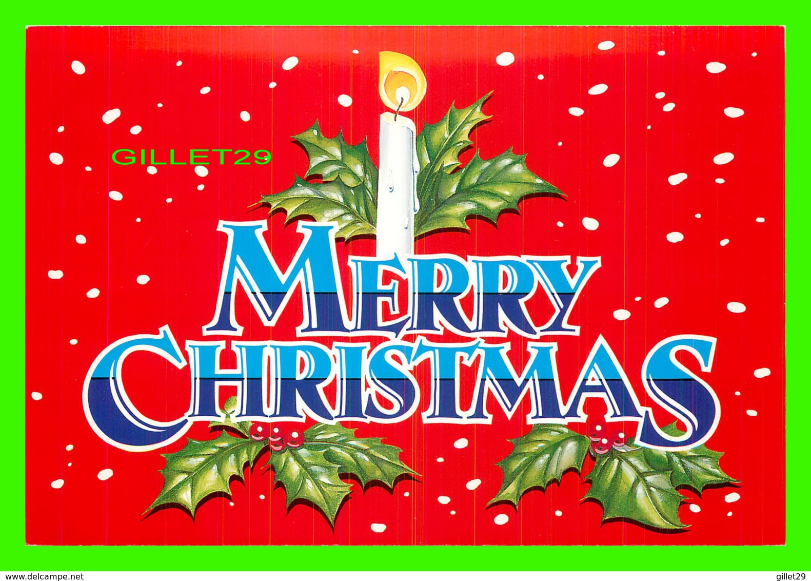NOEL - CHRISTMAS - POST PAID - MERRY CHRISTMAS - - Autres & Non Classés