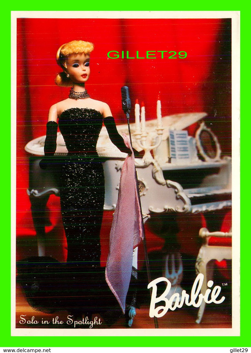 POUPÉE - NOSTALGIC BARBIE - SOLO IN THE SPOTLIGHT, 1960 - THE AMERICAN POSTCARD CO - - Jeux Et Jouets