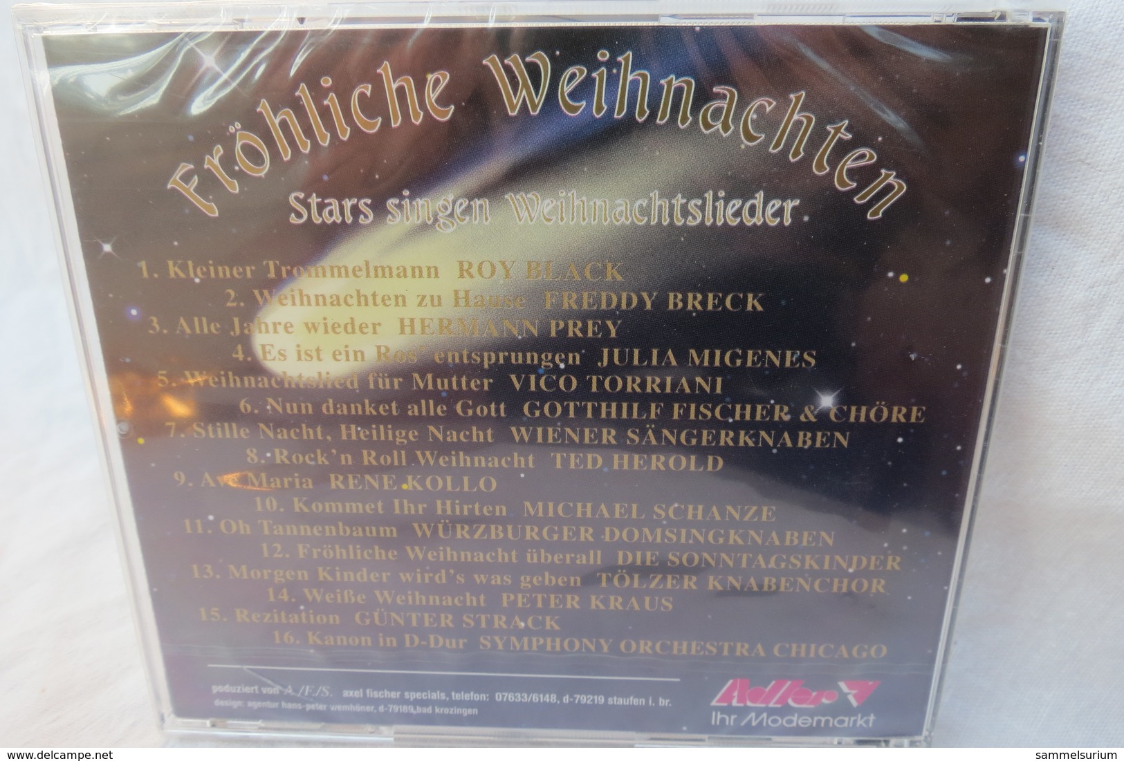 CD "Fröhliche Weihnachten" Stars Singen Weihnachtslieder (ungeöffnet, Orig. Eingeschweißt) - Canzoni Di Natale