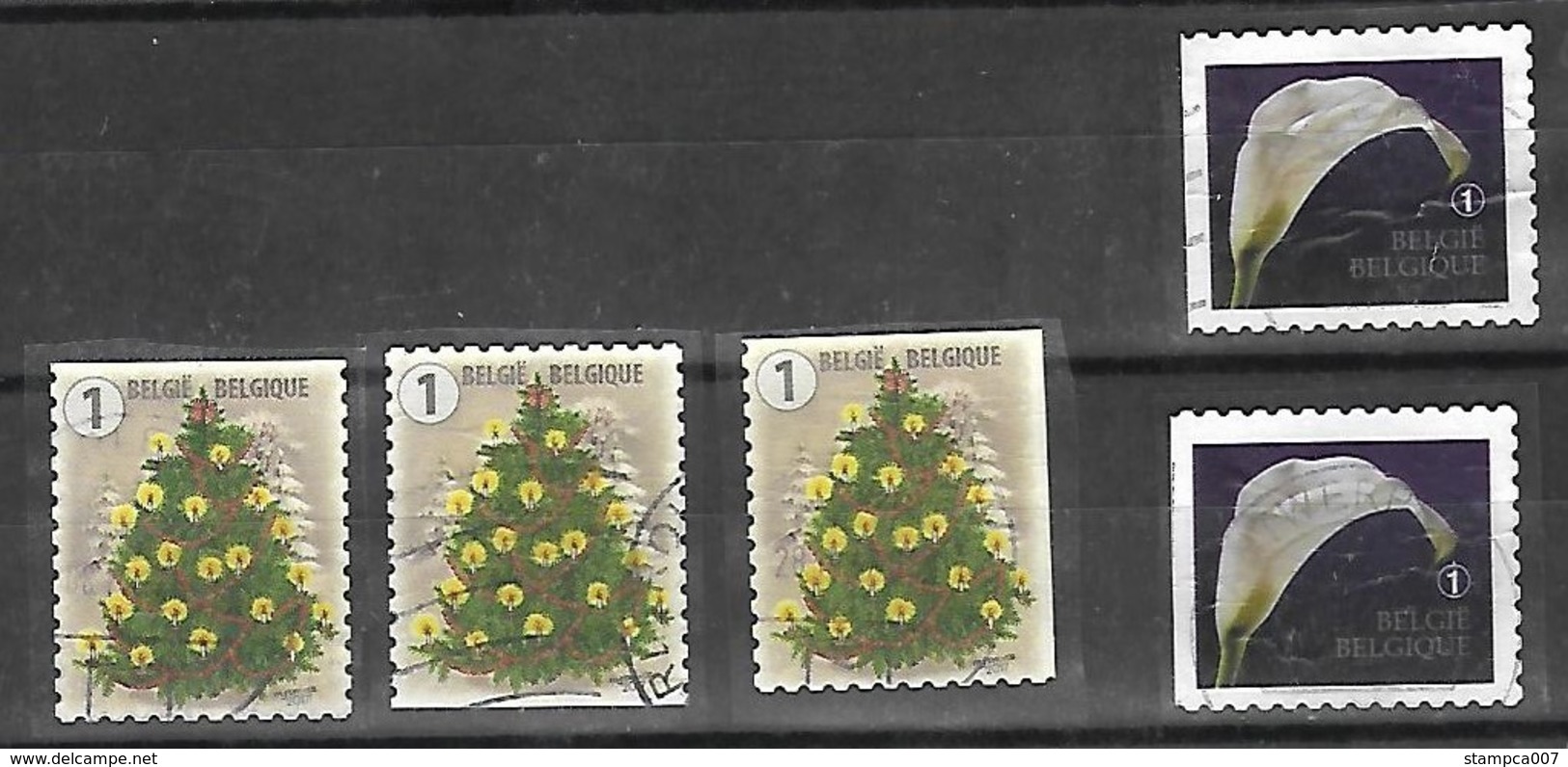 OCB Nr 4368 Rouw Deuil Mourning + Set Christmas - Oblitérés