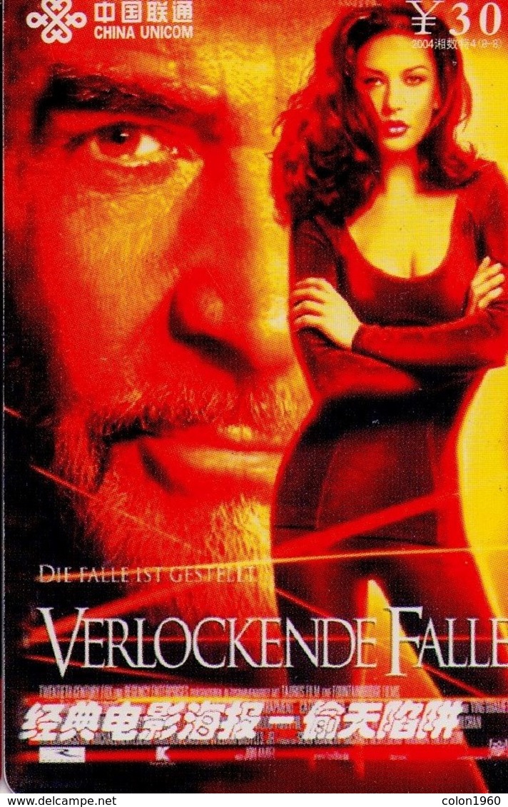 CHINA. CINE, VERLOCKENDE FALLE - LA TRAMPA. Sean Connery, Catherine Zeta-Jones. (203) - Cine