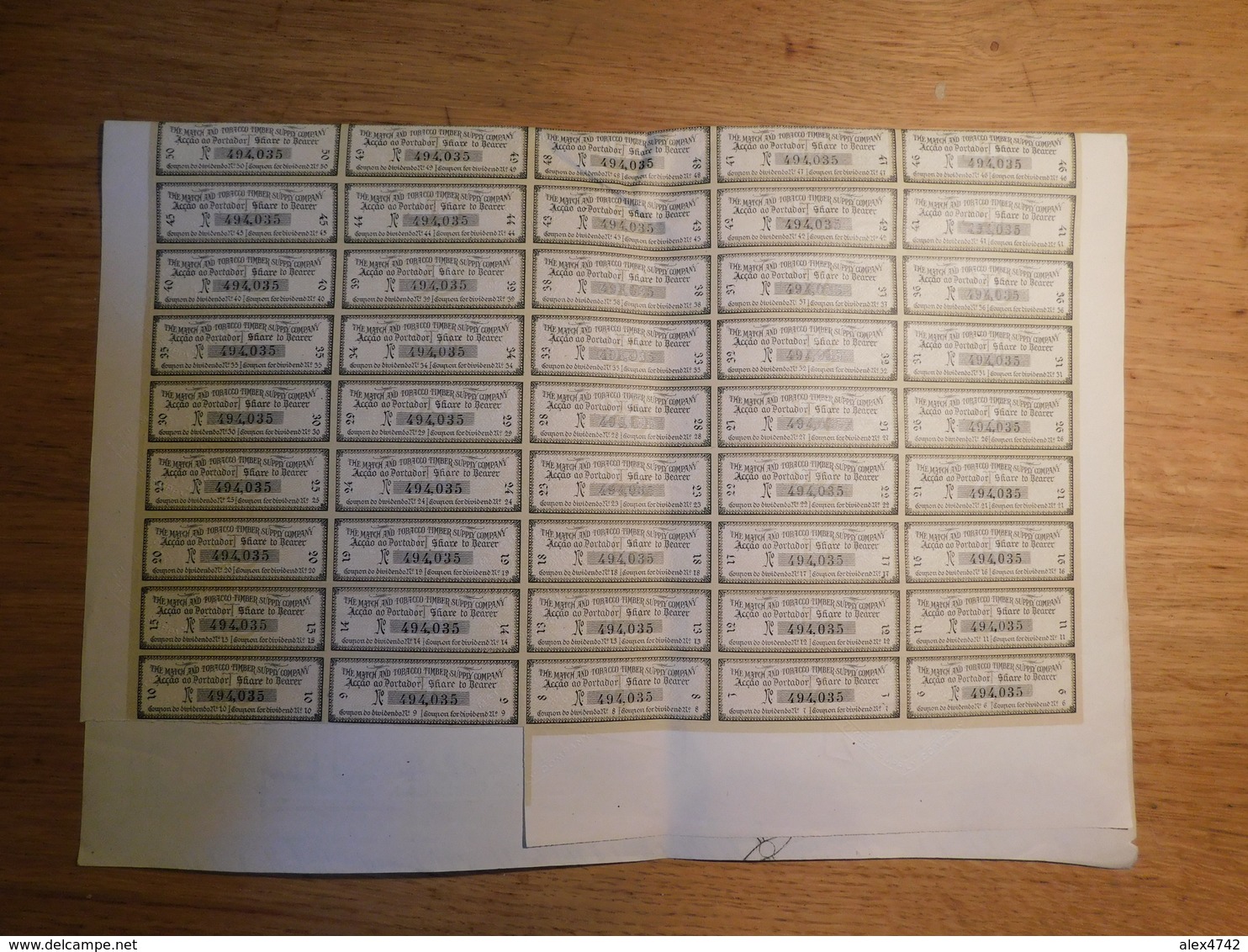 The Match And Tobacco Timber Suppfy Company (Box2) - Other & Unclassified