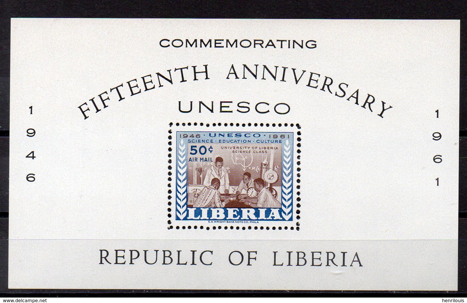 LIBERIA  Timbre Neuf ** De 1961  ( Ref 2502 )  UNESCO - Liberia