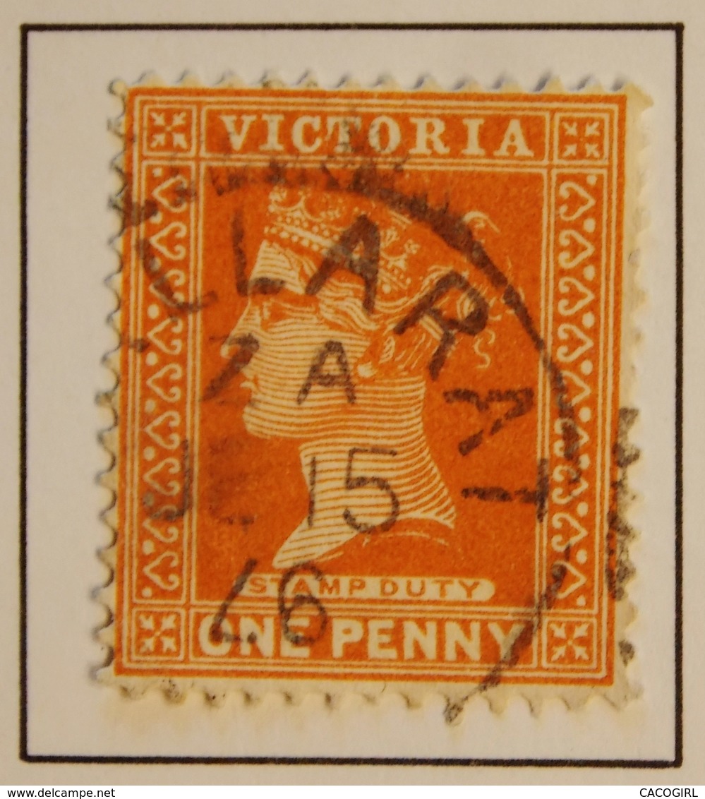 1890 Australie > Victoria Mi:AU-VI 110, Sn:AU-VI 171, Yt:AU-VI 102  Belle Oblitération - Oblitérés