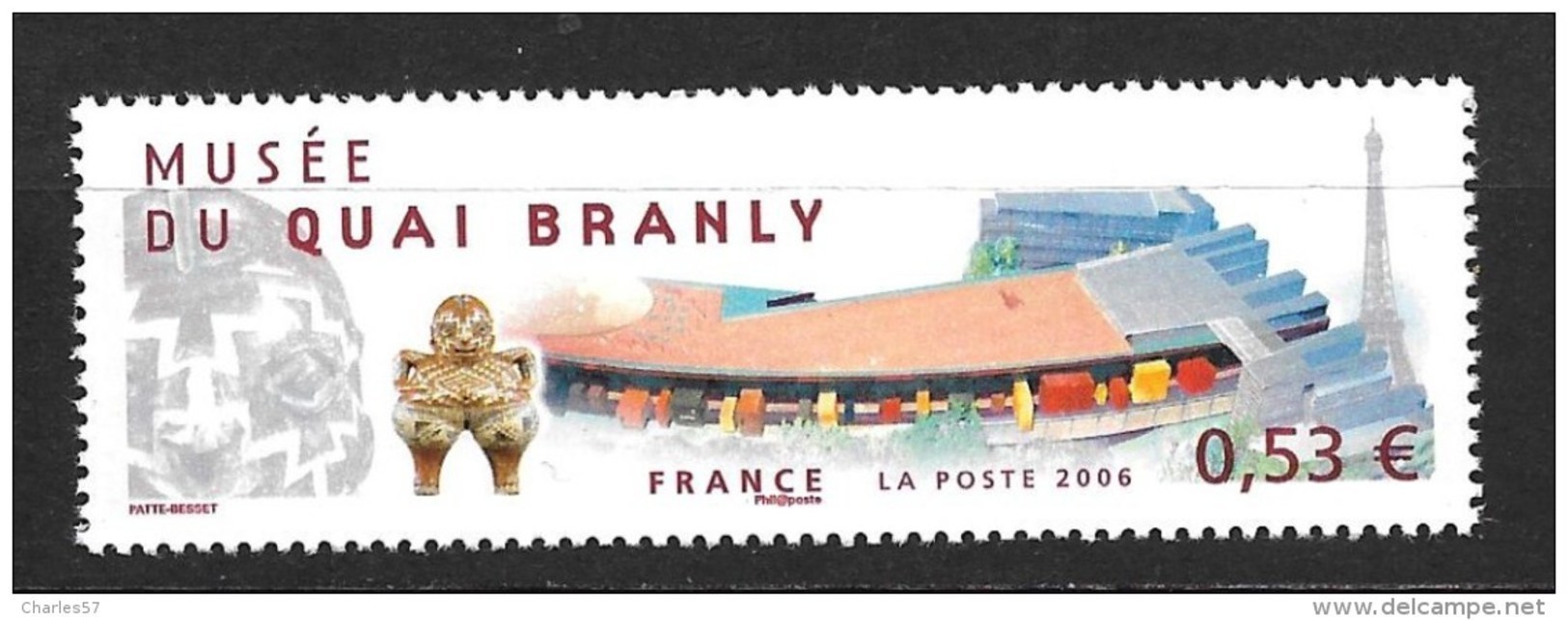 France  N°3937** Quai Branly (sous Faciale) - Neufs