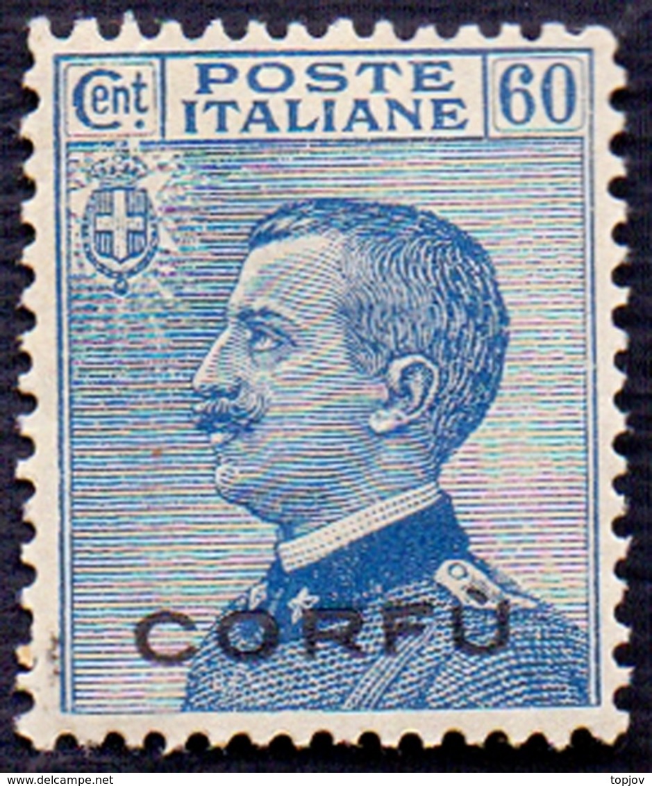 ITALIA - CORFU - MICHETTI  Soprastamp. - S. 7 - *MLH - 1923 - Corfu