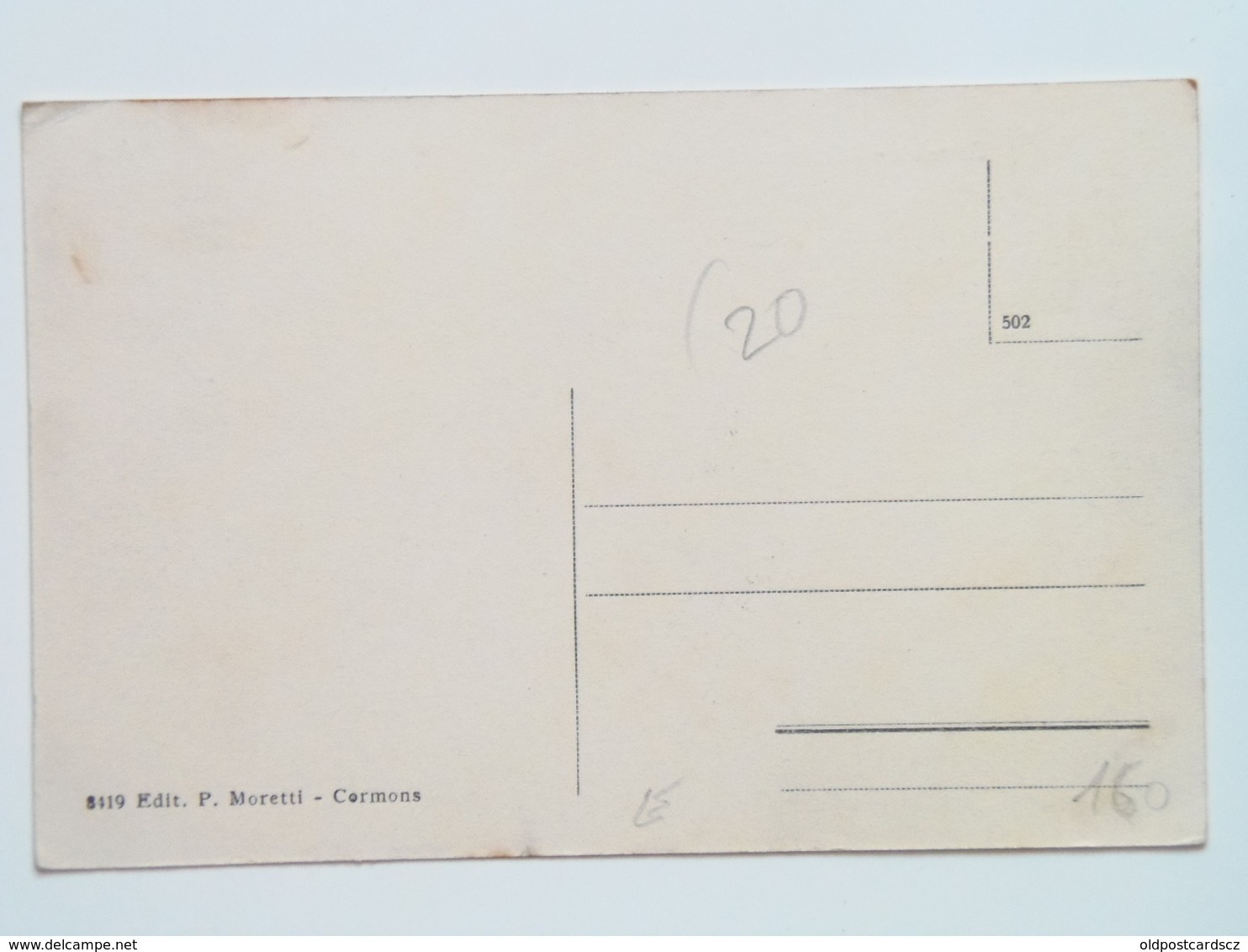 Gorizia 160 Cormons 1910 Villa Perusini Ed 8419 Moretti - Autres & Non Classés