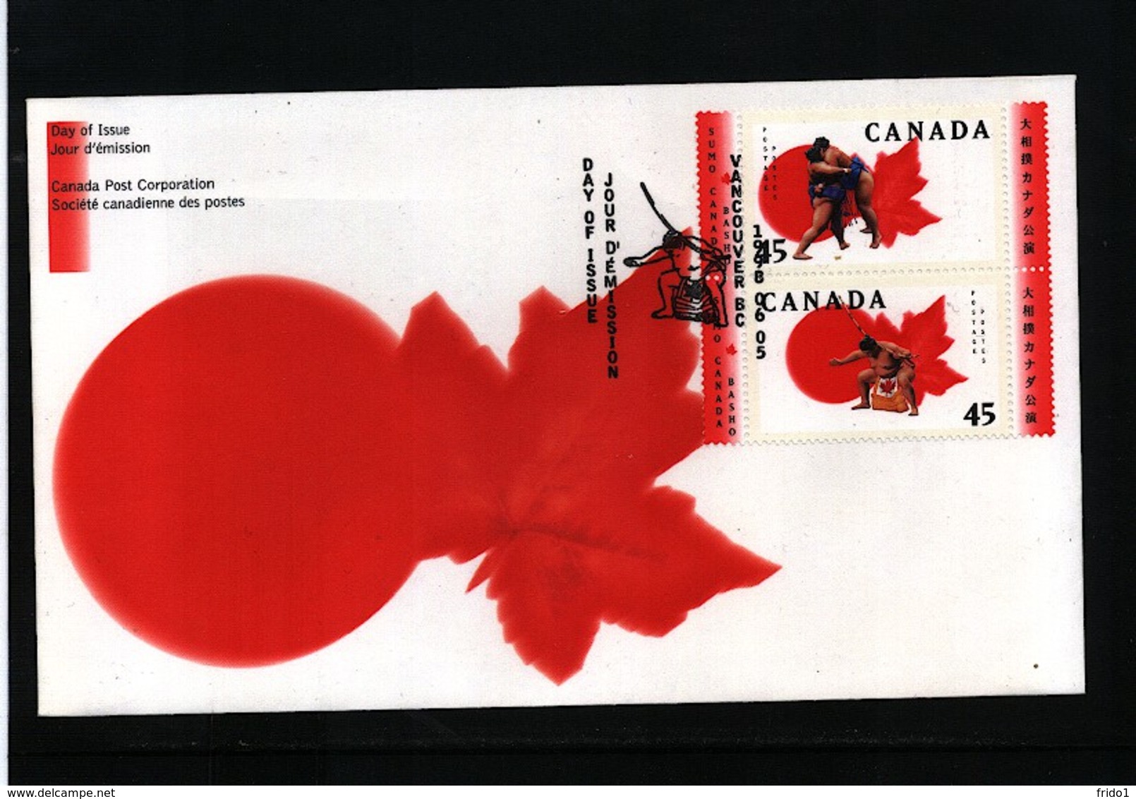 Canada 1998 Sumo FDC - Ringen