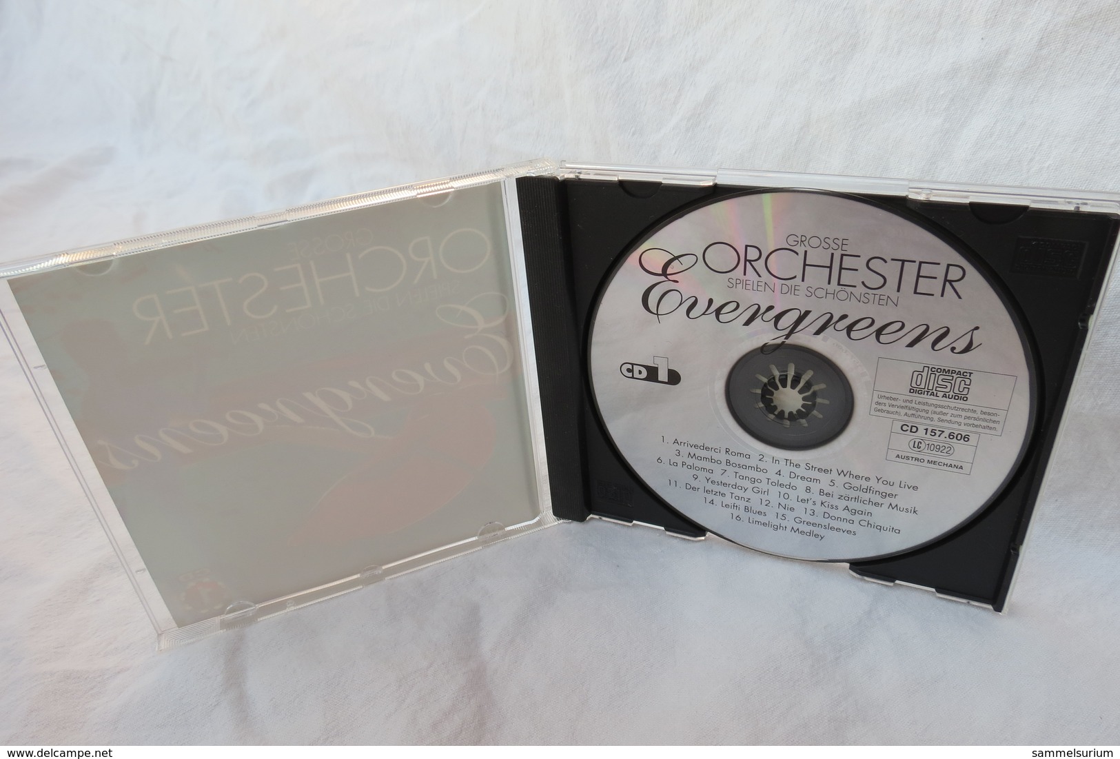 CD "Grosse Orchester Spielen Die Schönsten Evergreens" CD 1 - Instrumental