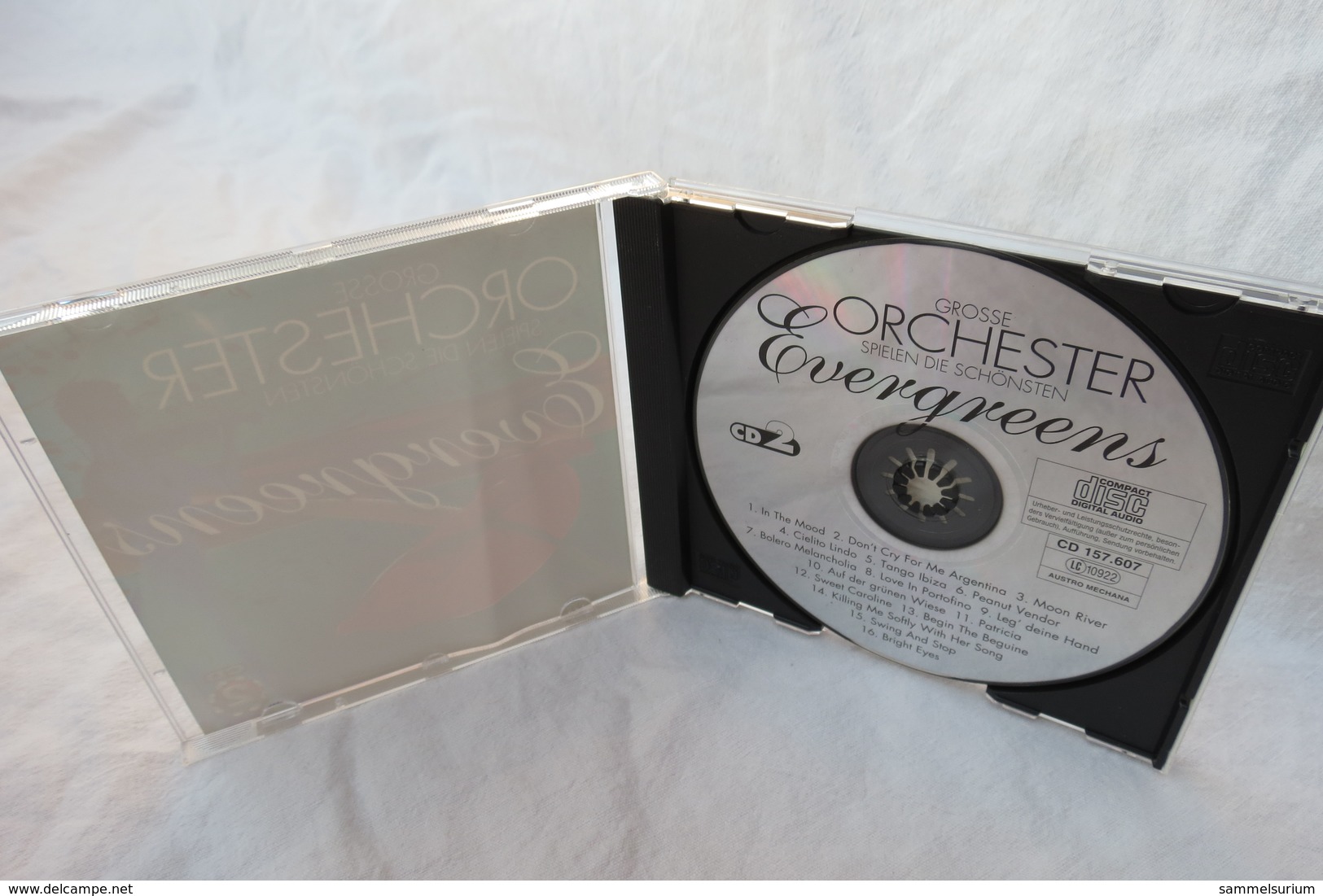 CD "Grosse Orchester Spielen Die Schönsten Evergreens" CD 2 - Instrumentaal