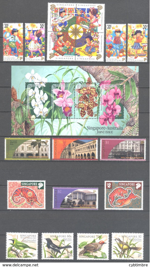 Singapour: Yvert N° 851/901**; BF 63/64; Voir Les 2 Scans; Année 2005; PROMOTION A PROFITER!!! - Singapour (1959-...)