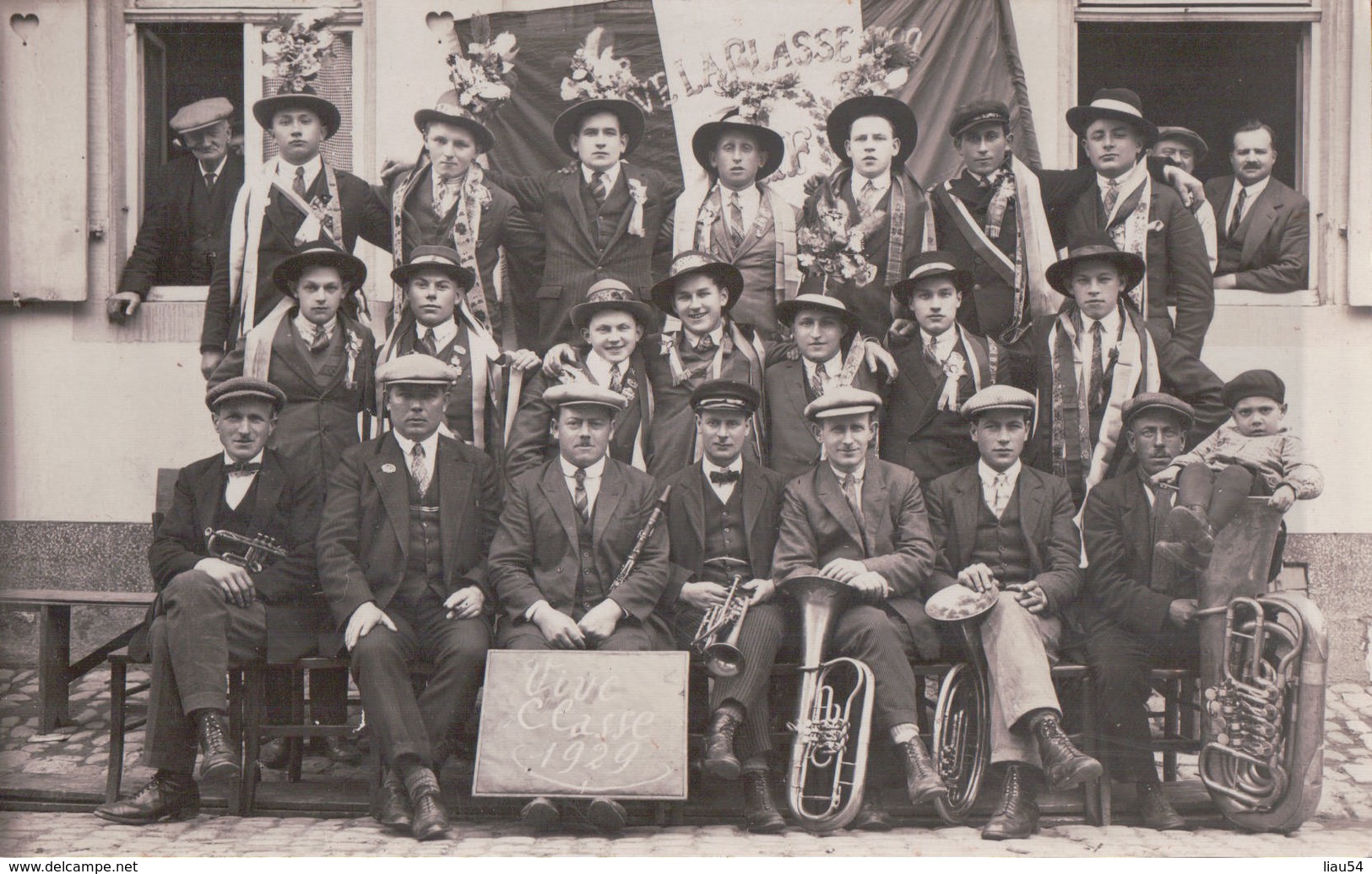 CARTE PHOTO LAUTERBOURG Concrits 1929 - Lauterbourg