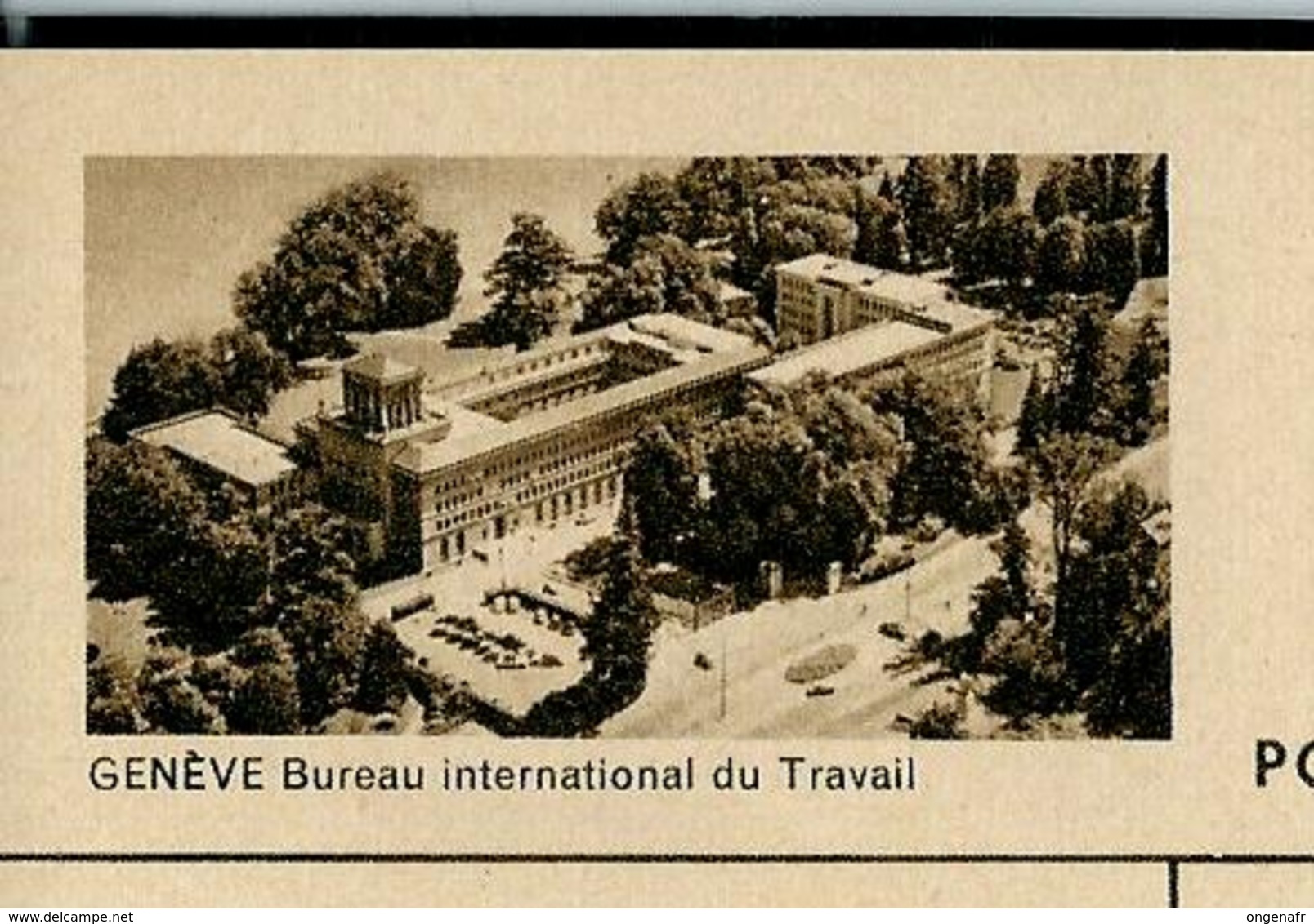 Carte Illustré Neuve N° 182 - 0144 F - GENEVE Bureau International Du Travail (B.I.T.)    (Zumstein 2009) - Entiers Postaux