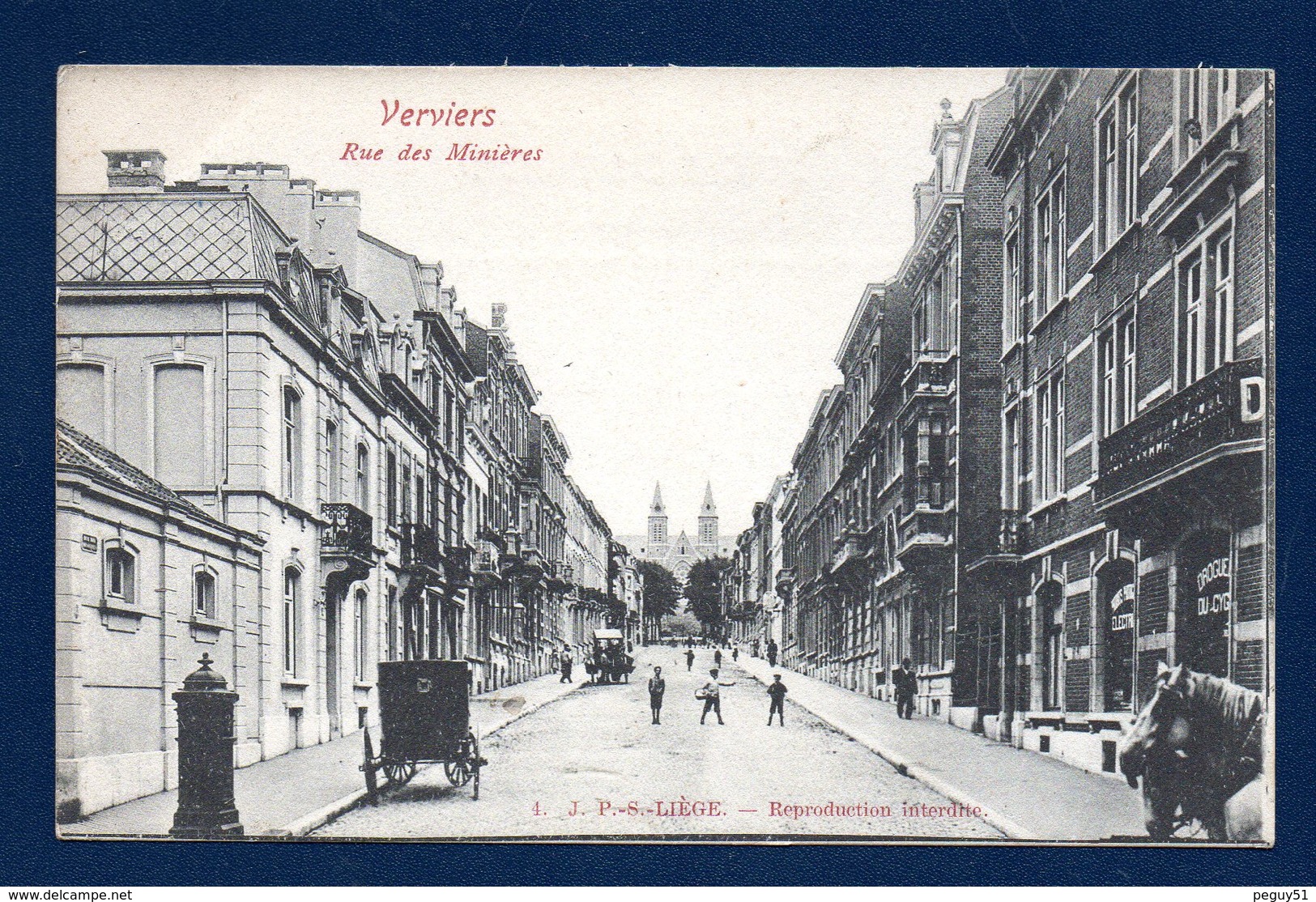 Verviers. Rue Des Minières. Eglise Sainte - Julienne. 1902 - Verviers