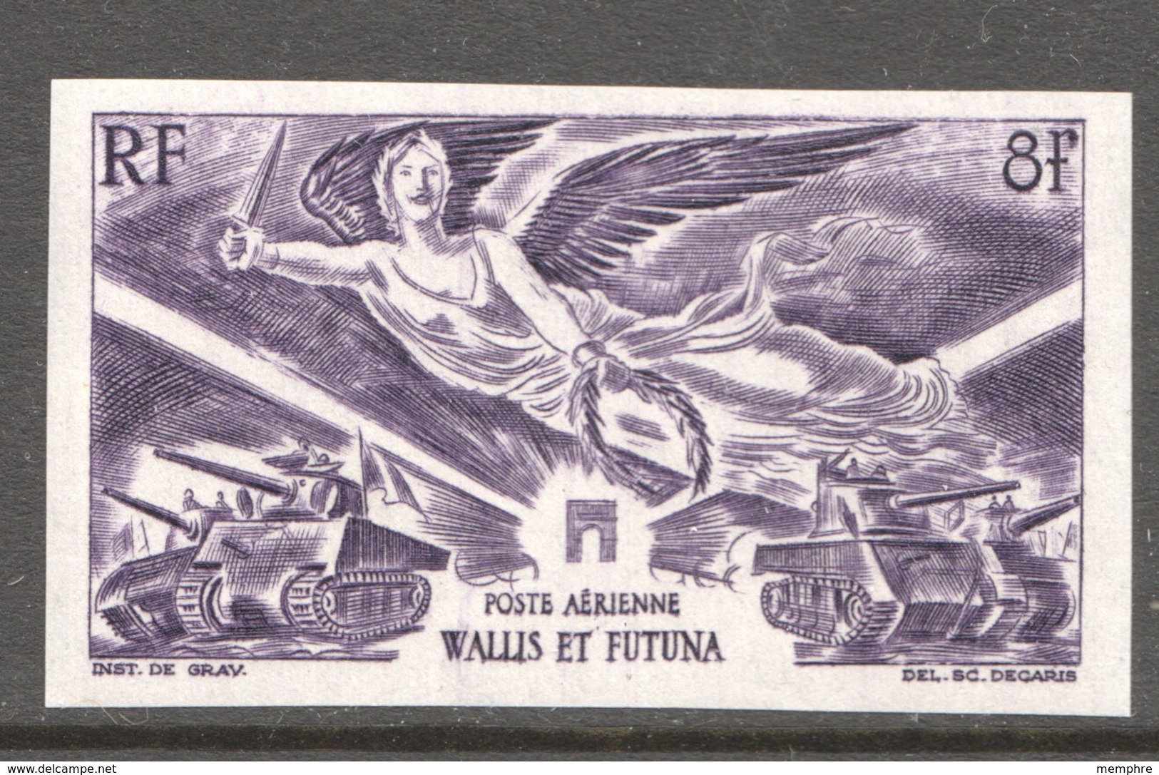 1946  1er Anniv. De La Victoire  PA4 **  Non-dentelé - Nuevos