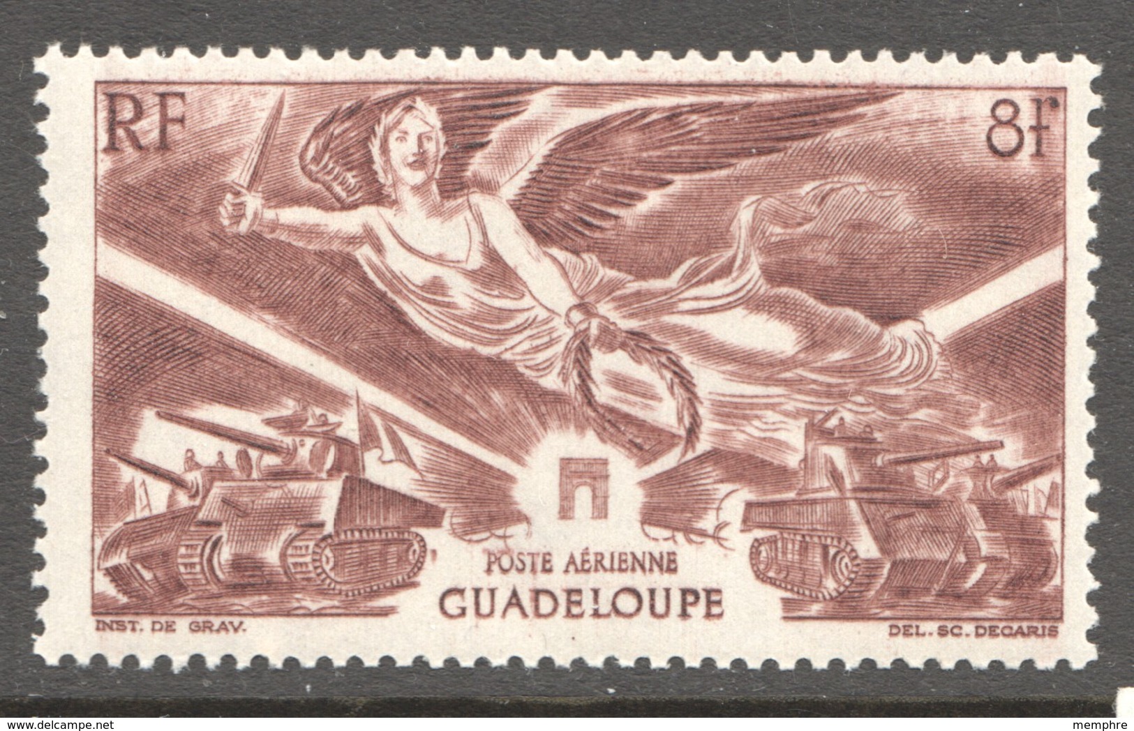 1946  1er Anniv. De La Victoire  PA 6 ** - Posta Aerea