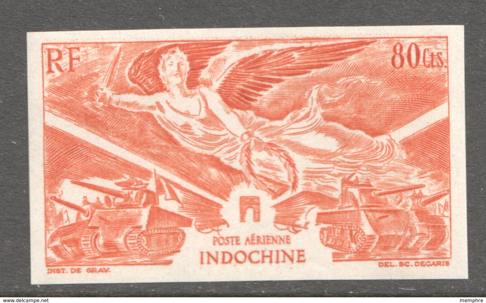 1946  1er Anniv. De La Victoire  PA 39 **  Non-dentelé - Posta Aerea