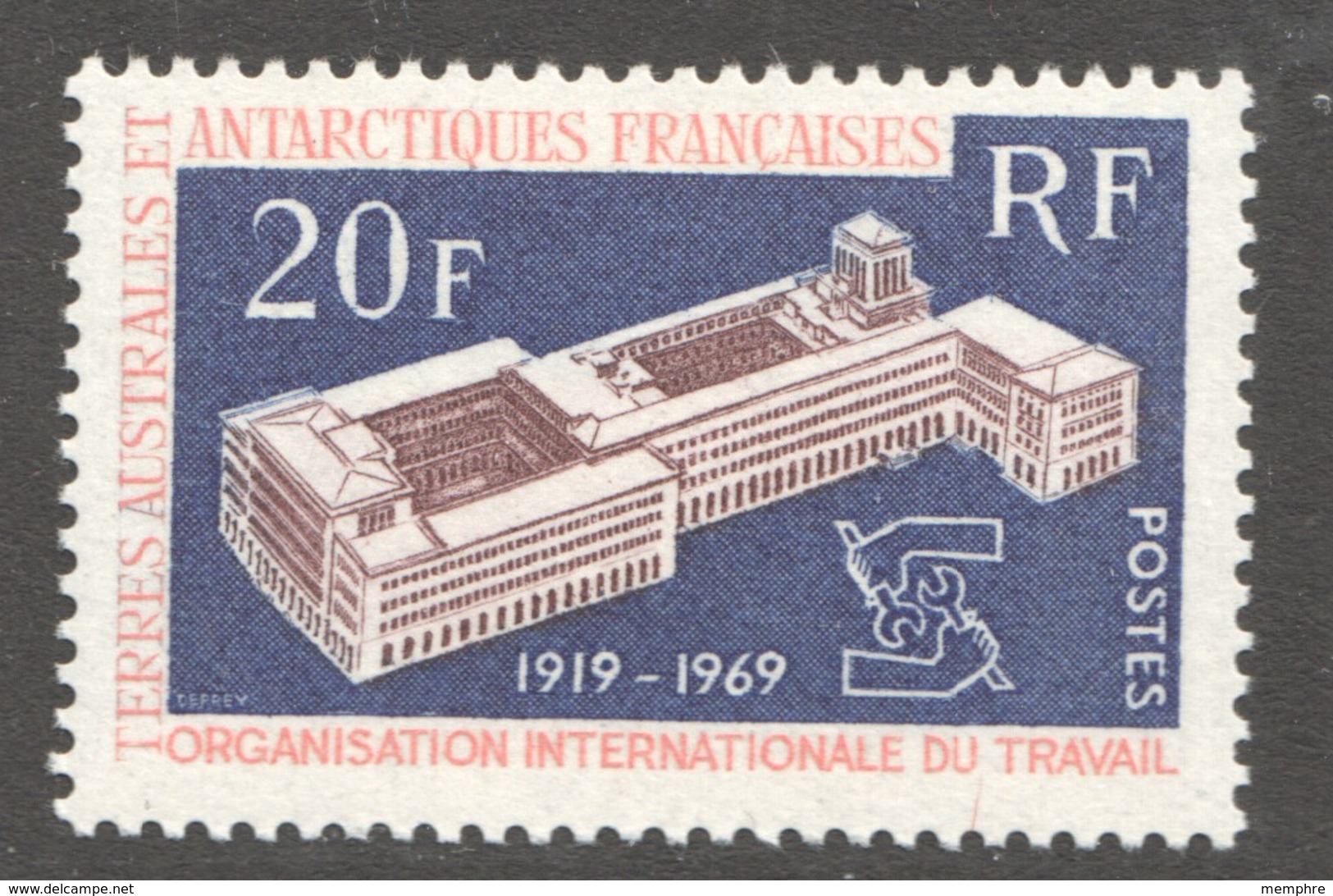 1969   50è Anniv. De L'Org. Internationale Du Travail  Yv 32 ** - Unused Stamps