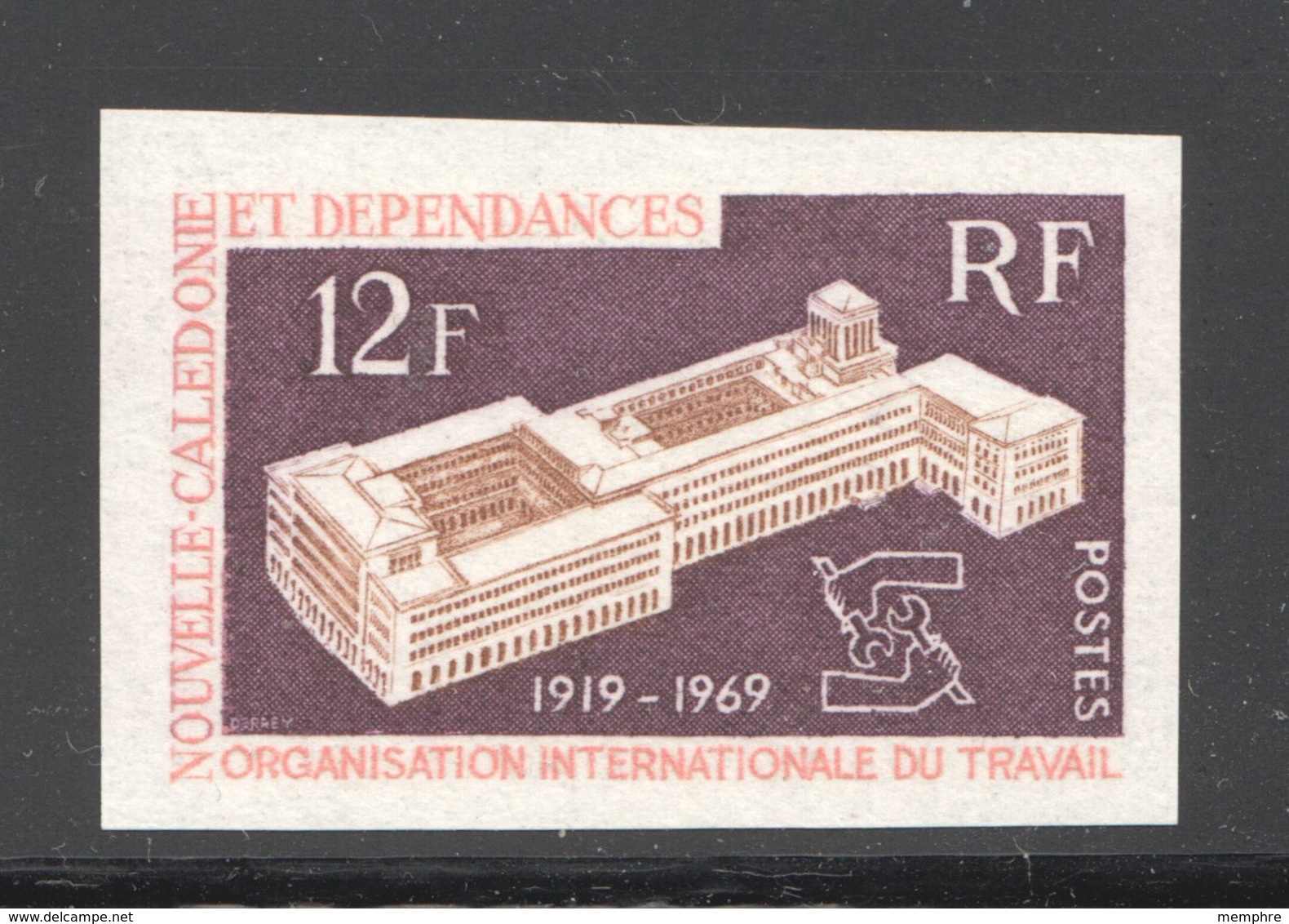 1969  50è Anniv. De L'OIT Yv 365  ** Non Dentelé - Unused Stamps