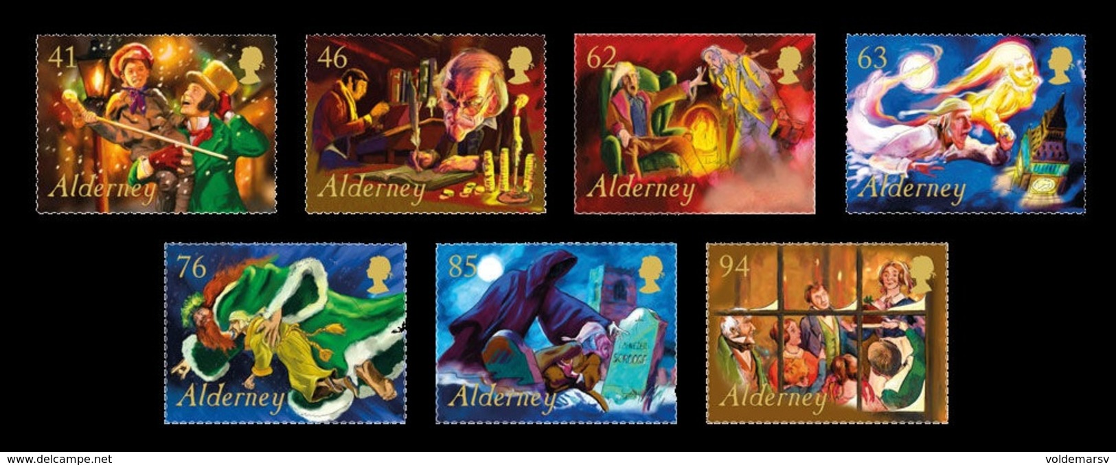 Alderney 2018 Mih. 618/24 Christmas. A Christmas Carol MNH ** - Alderney