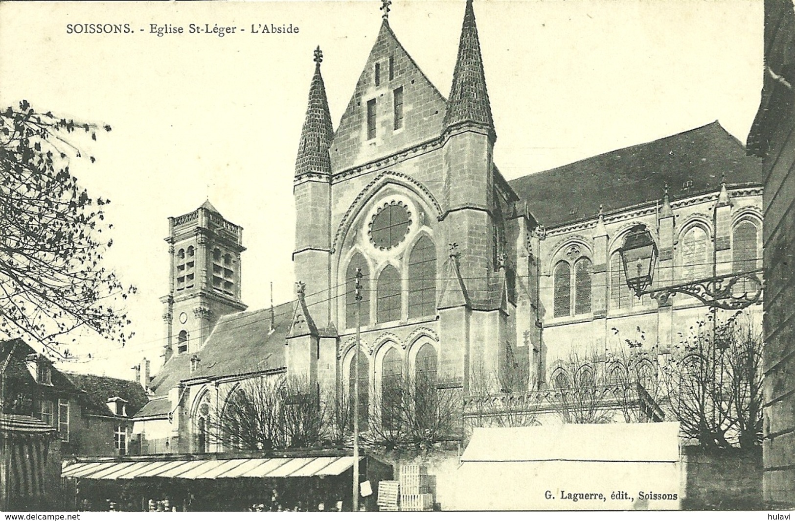 02  SOISSONS - EGLISE SAINT LEGER - L' ABSIDE (ref 2966) - Soissons