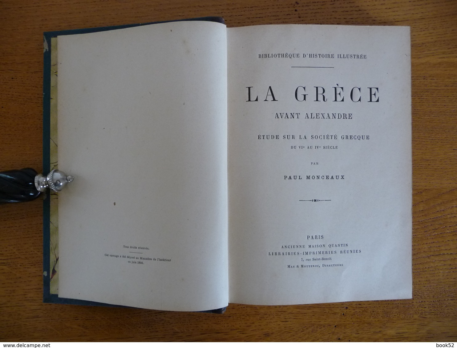 La GRECE Avant Alexandre (1892) - 1801-1900