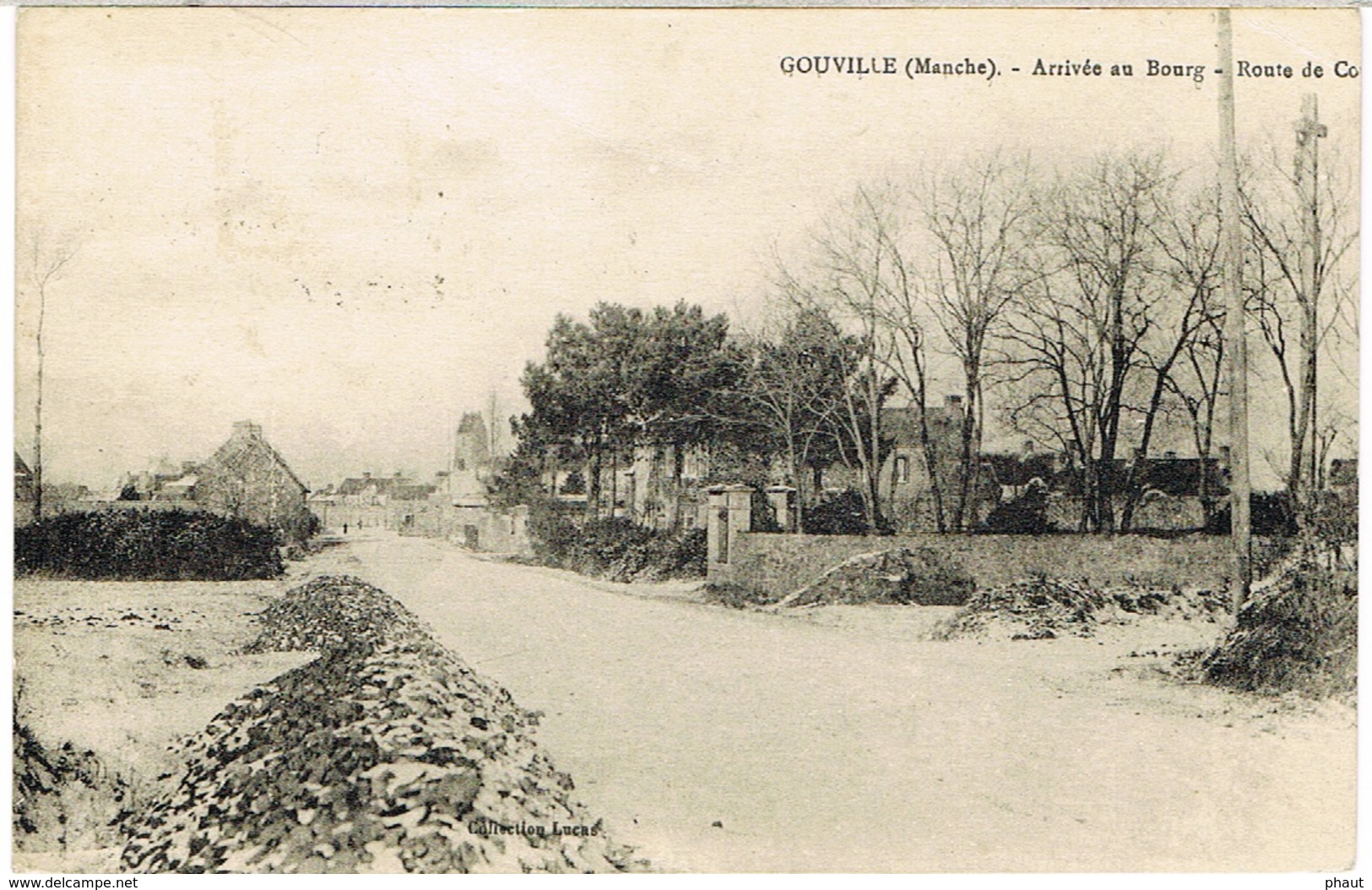 GOUVILLE ARRIVEE AU BOURG - Autres & Non Classés