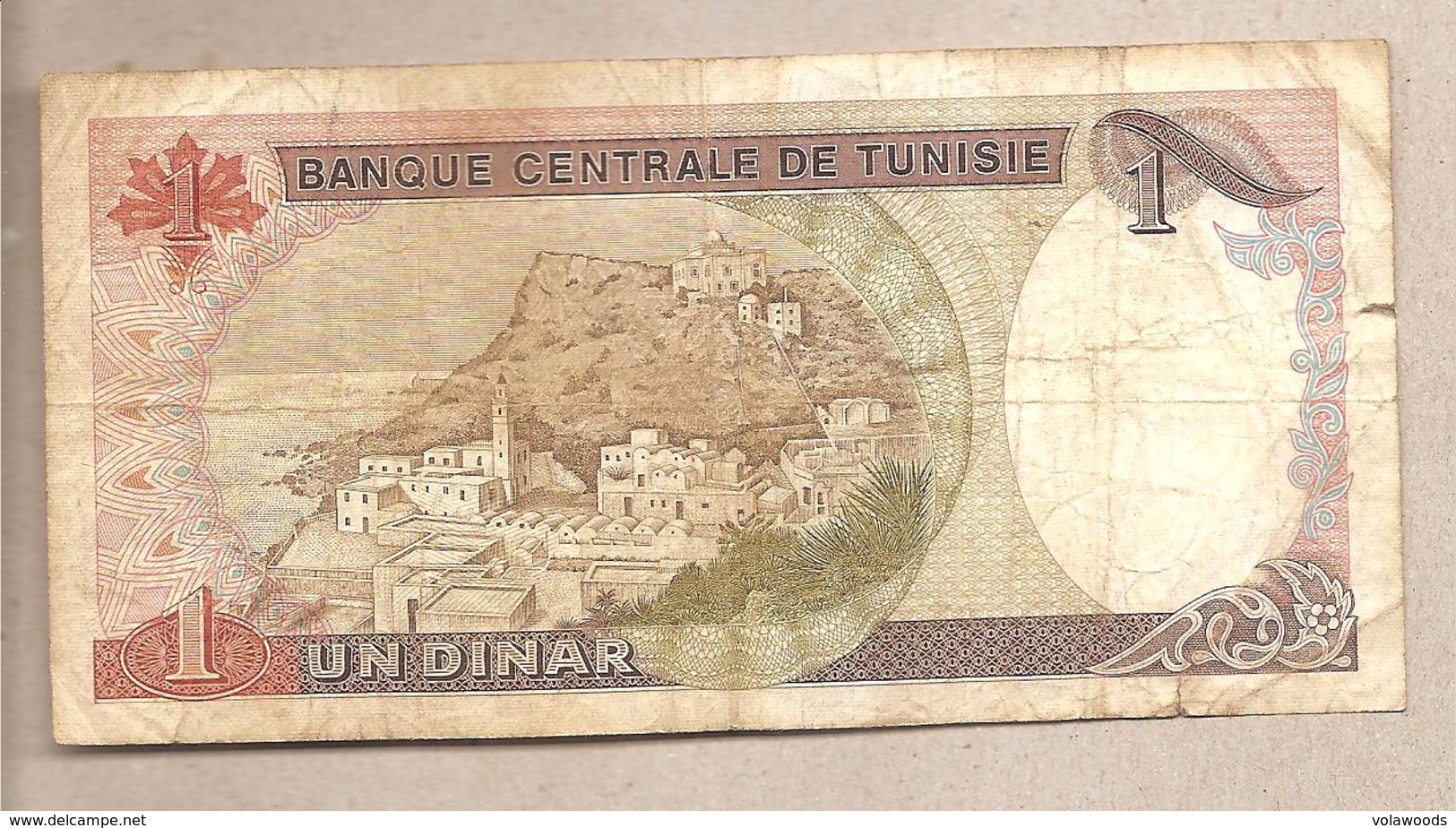 Tunisia - Banconota Circolata Da 1 Dinaro P-74 - 1980 #19 - Tunisie