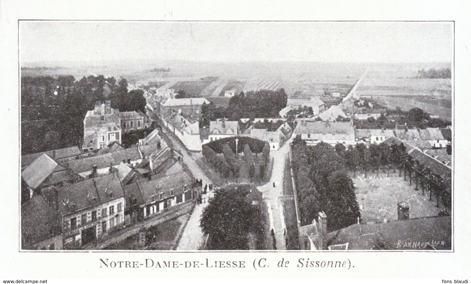 1924 - Iconographie - Liesse-Notre-Dame (Aisne) - Vue Générale - PREVOIR FRAIS DE PORT - Non Classés