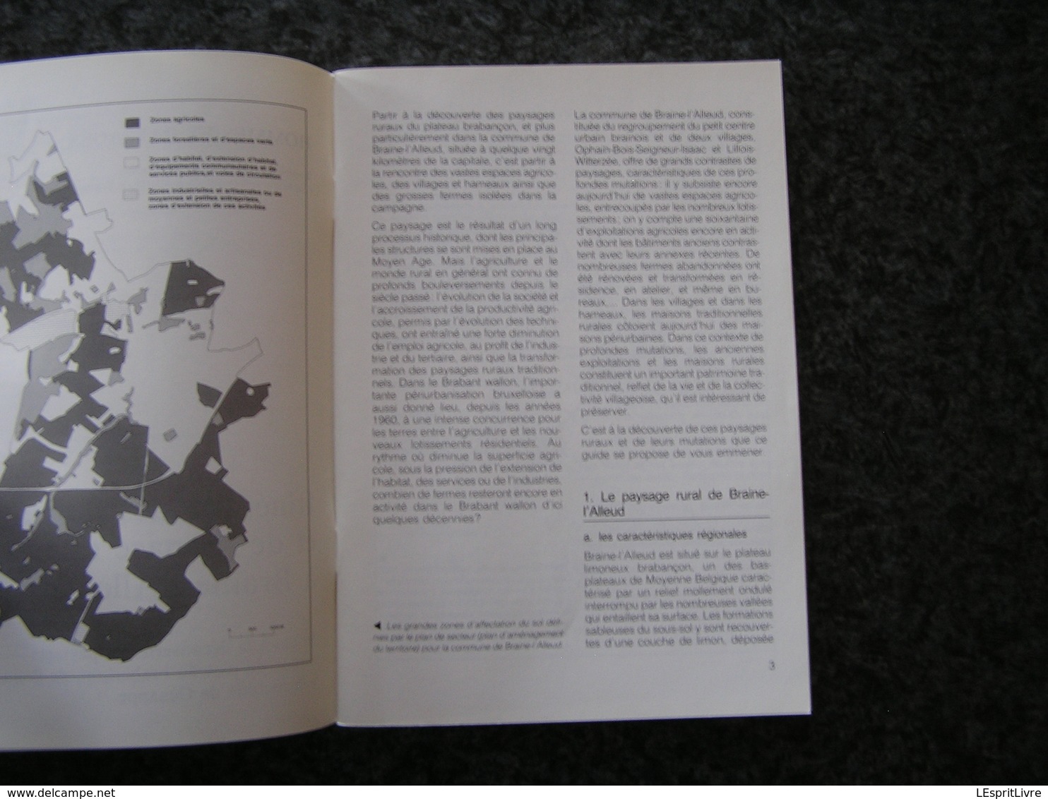 HOMMES ET PAYSAGES N° 21 Itinéraire Des Fermes Et De L' Espace Rural à Braine L' Alleud Régionalisme Sucrerie Genappe - Belgique