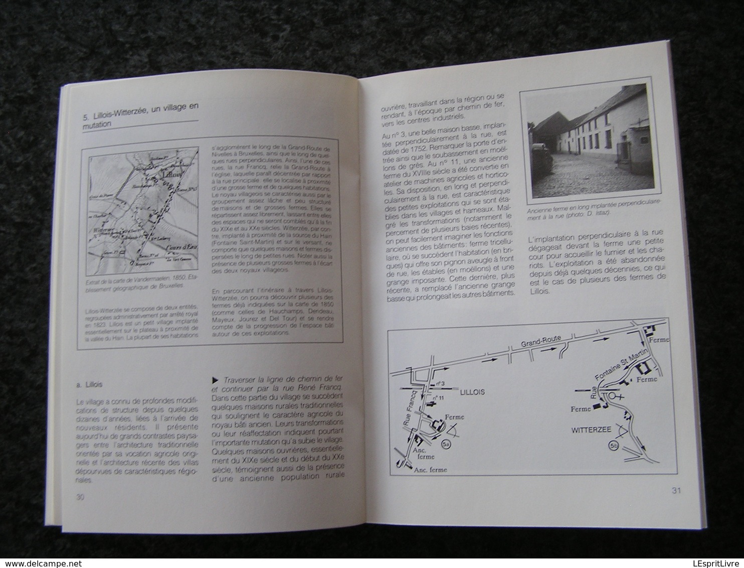 HOMMES ET PAYSAGES N° 21 Itinéraire des Fermes et de l' Espace Rural à Braine L' Alleud Régionalisme Sucrerie Genappe