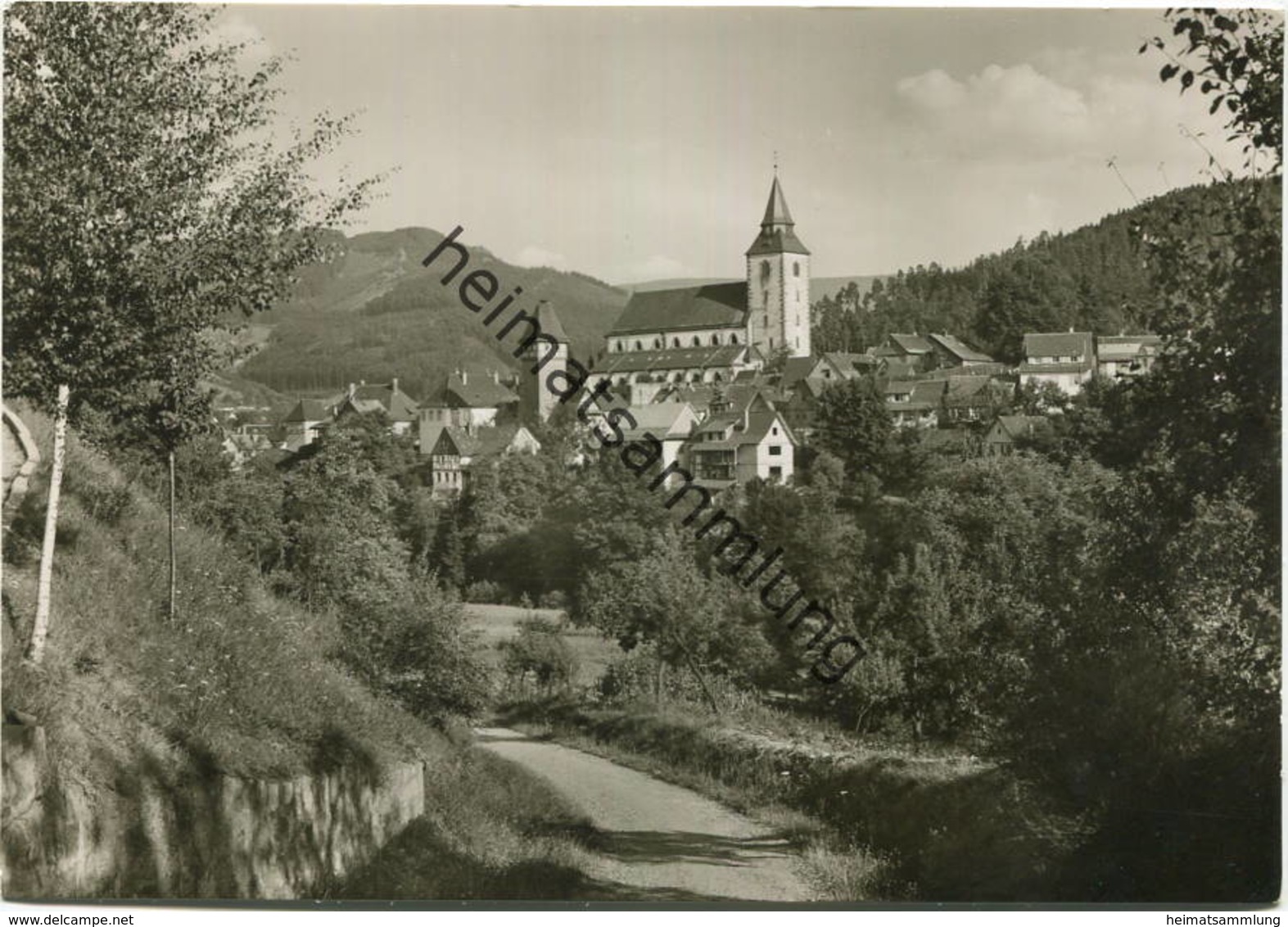 Gernsbach - Foto-AK Grossformat 60er Jahre - Verlag Gebr. Metz Tübingen - Gernsbach