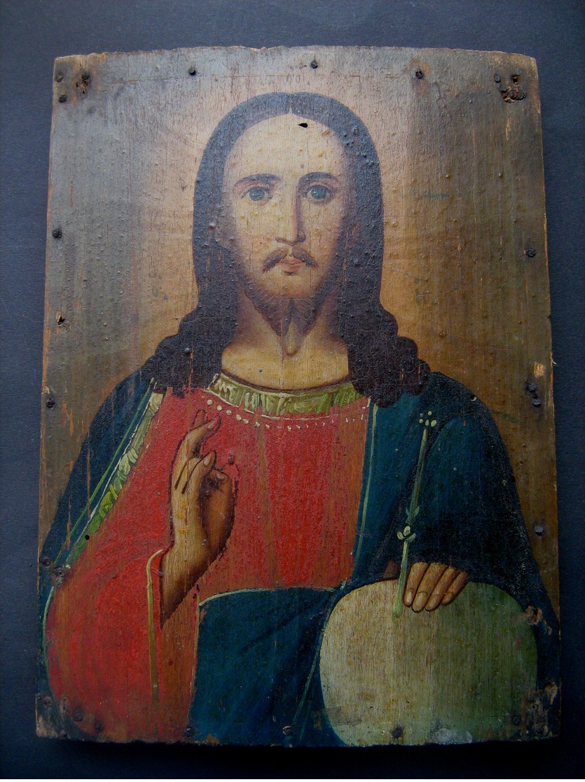 Antique Orthodox Icon 19th Century. - Religion & Esotérisme