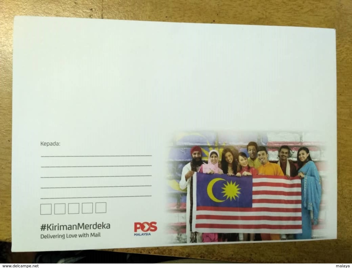 Malaysia Independence Day 2018 Flag Merdeka Unity National Day Envelope Official - Malaysia (1964-...)