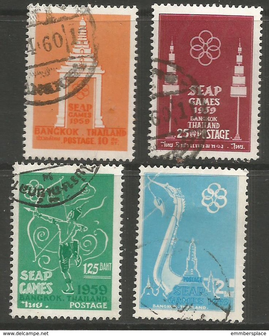 Thailand - 1959 SE Asia Peninsula Games Used    Sc 333-6 - Thailand