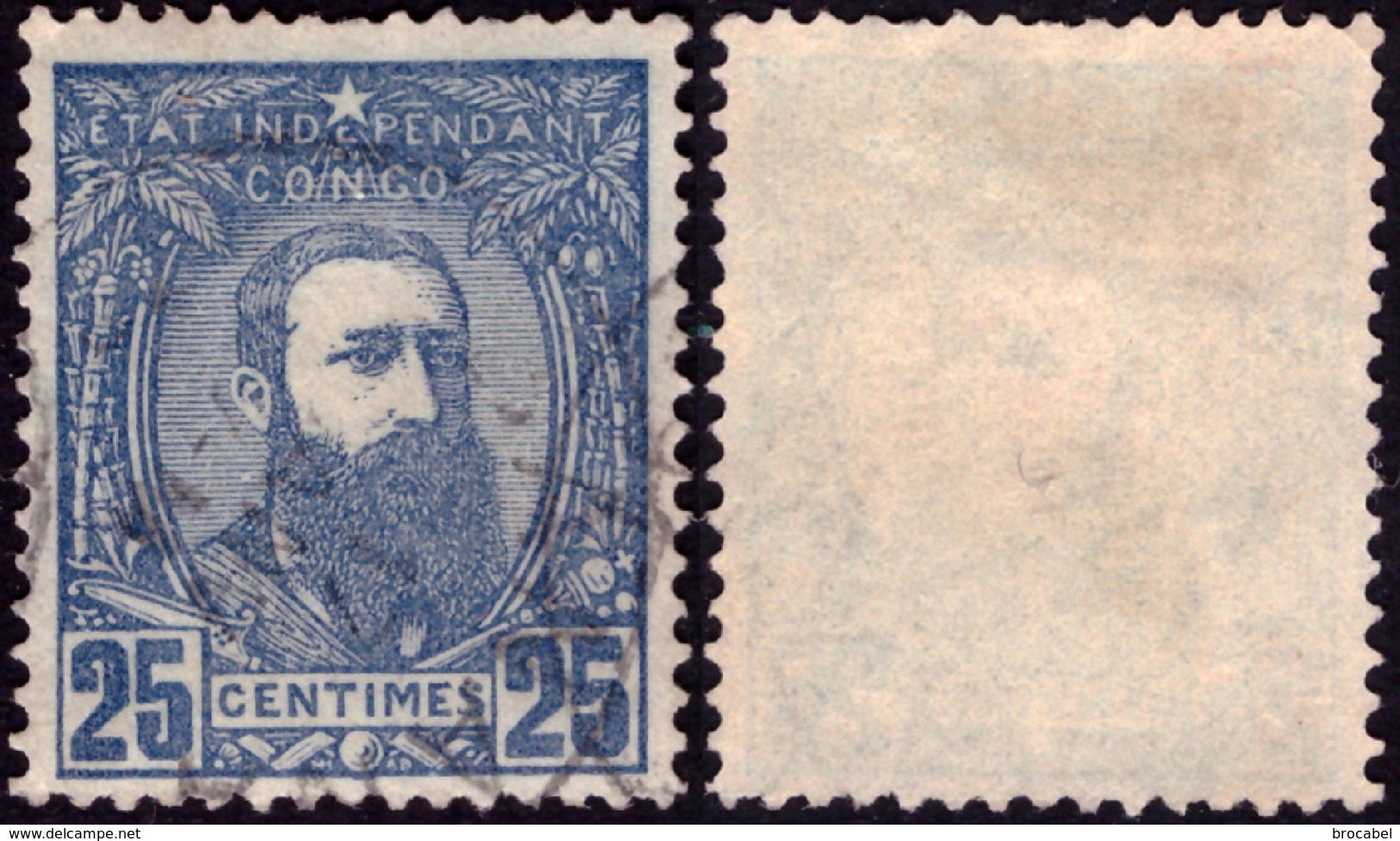 Congo Lot Entre 1/10*/(o) Léopold II - 1884-1894