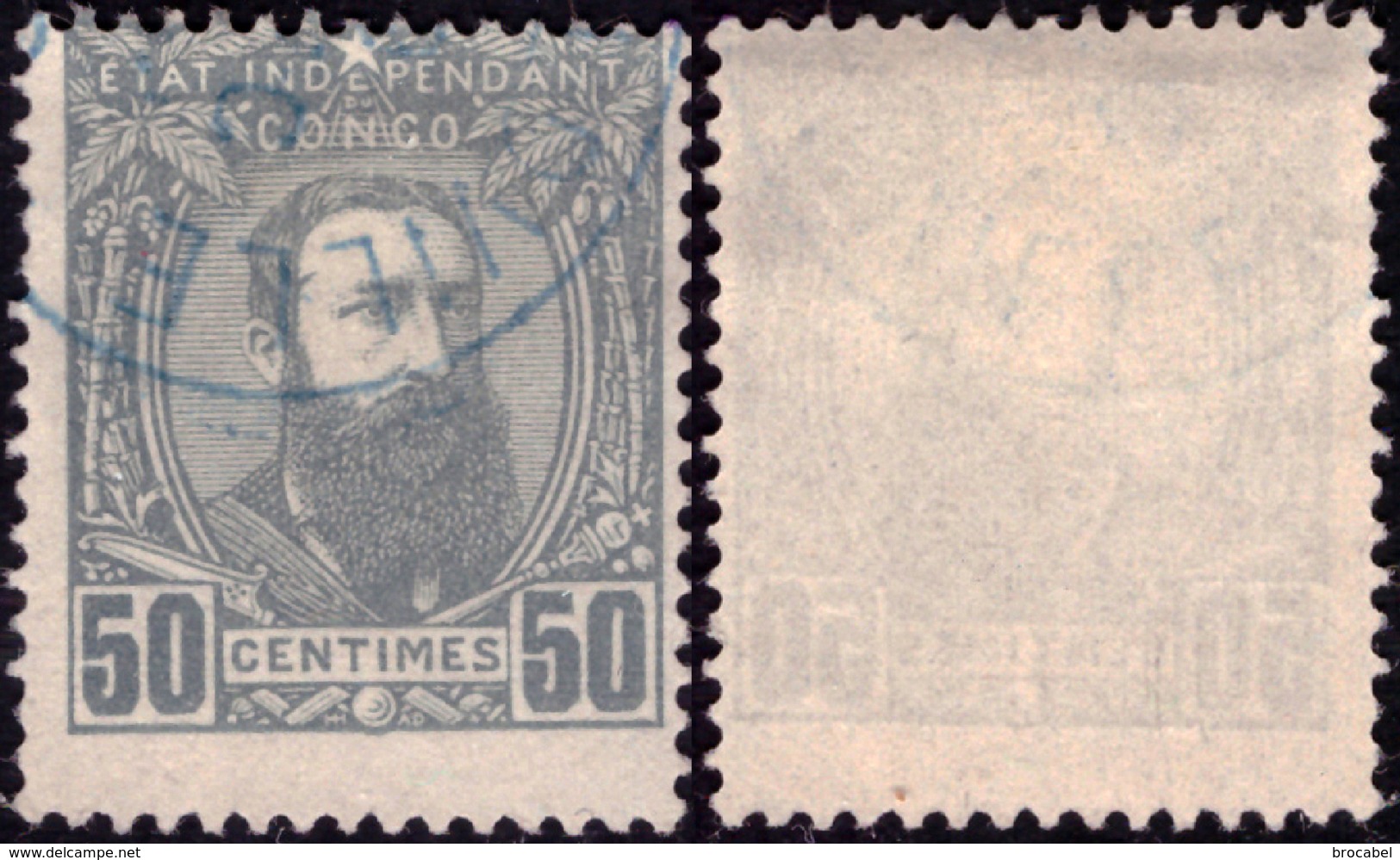 Congo Lot Entre 1/10*/(o) Léopold II - 1884-1894