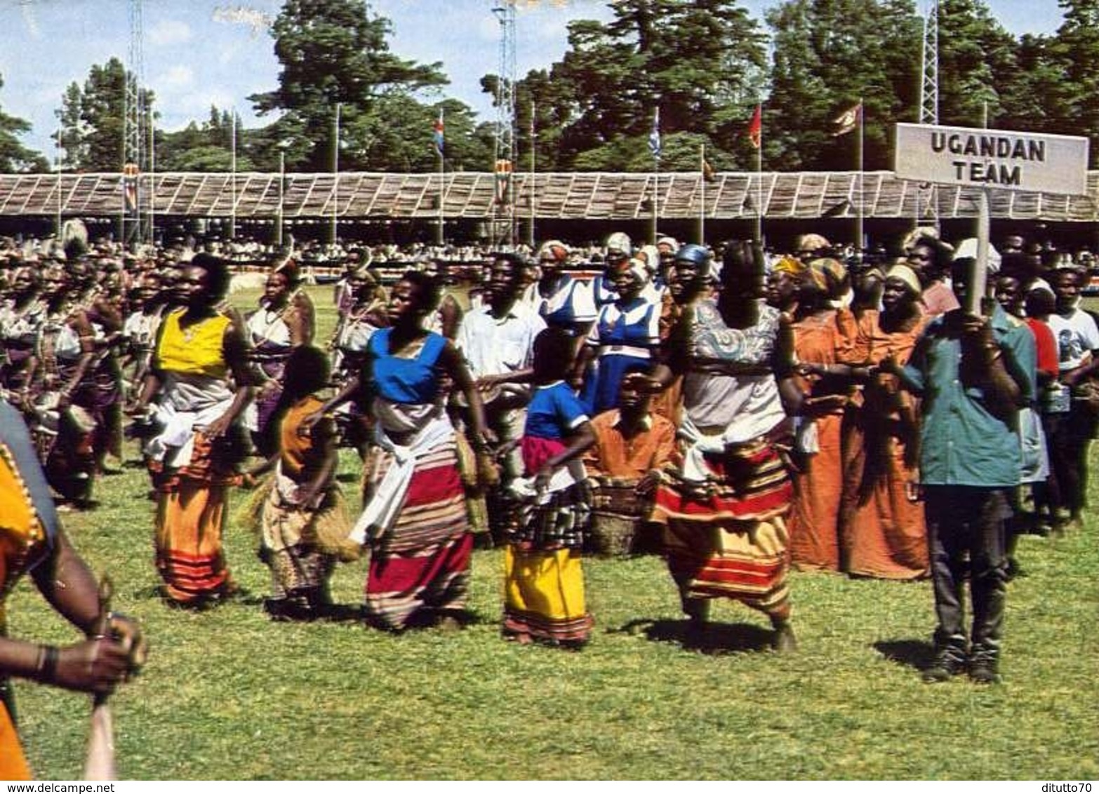 Uganda Team Of Dancers - Kenya - Formato Grande Viaggiata – E 9 - Uganda